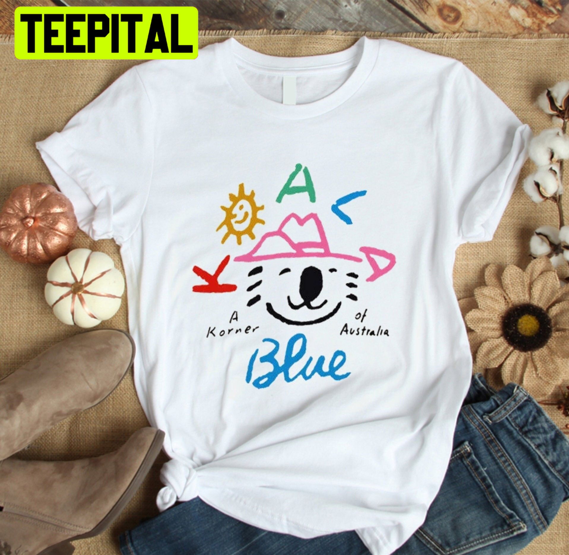 Koala Blue Olivia Newton-John Unisex T-Shirt Koala Blue Olivia Newton-John Unisex T-Shirt