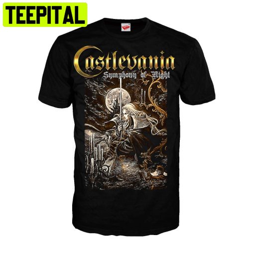 Konami Castlevania Symphony Of The Night Box Art Trending Unisex T-Shirt