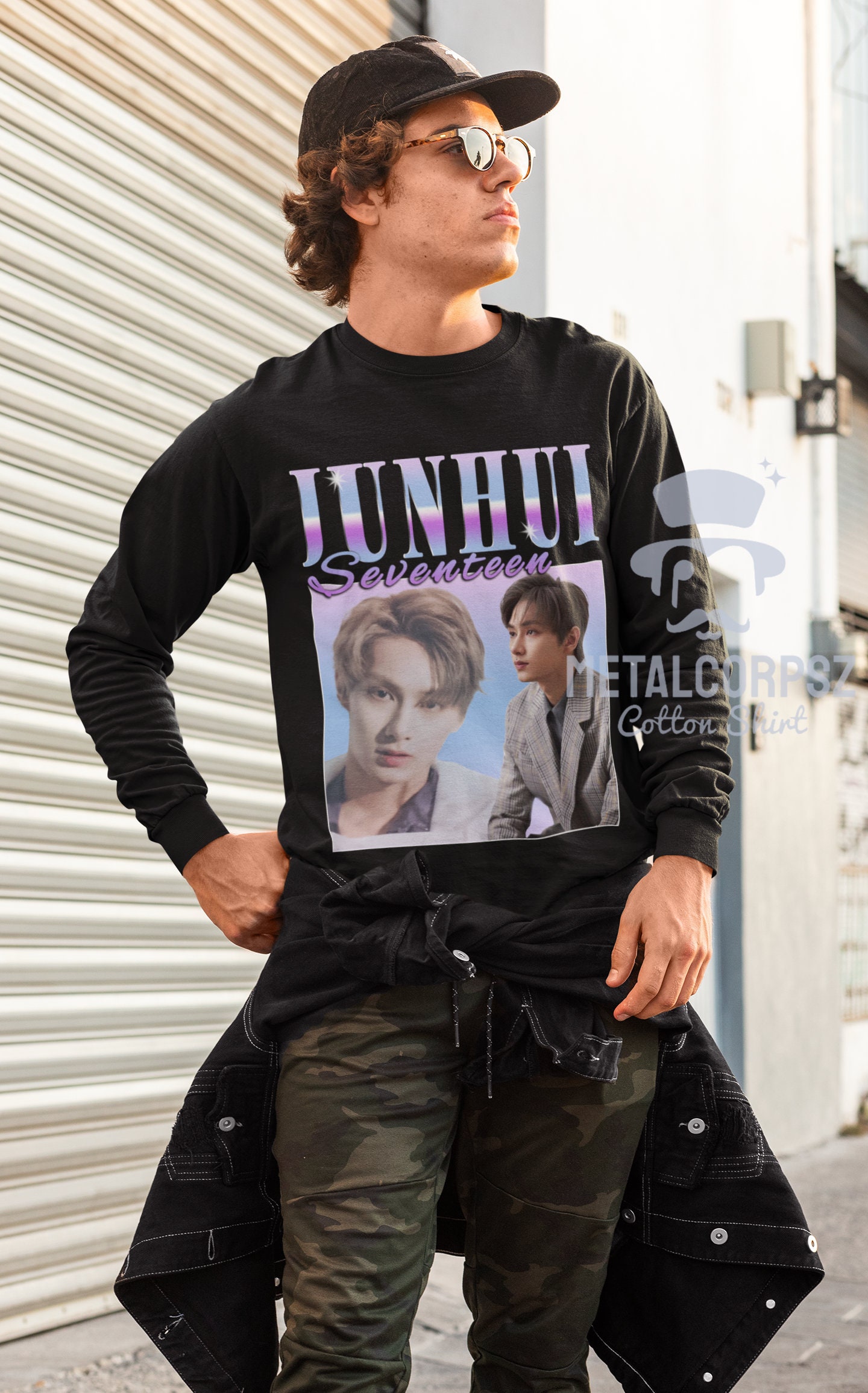 Kpop Junhui Sevenn Portrait Design Unisex T-Shirt Kpop Junhui Sevenn Portrait Design Unisex T-Shirt