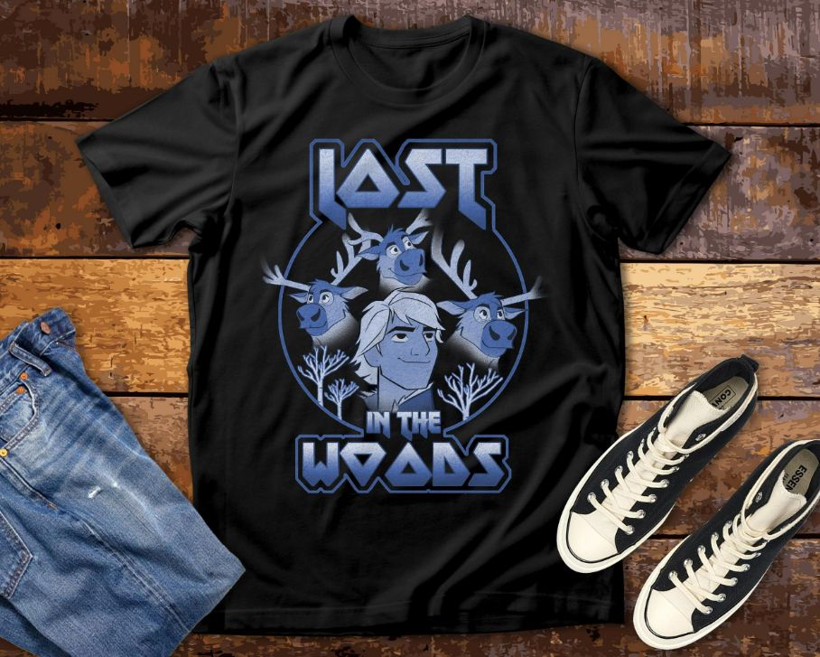 Kristoff Sven Lost In The Woods Frozen 2 Disney T-Shirt Kristoff Sven Lost In The Woods Frozen 2 Disney T-Shirt
