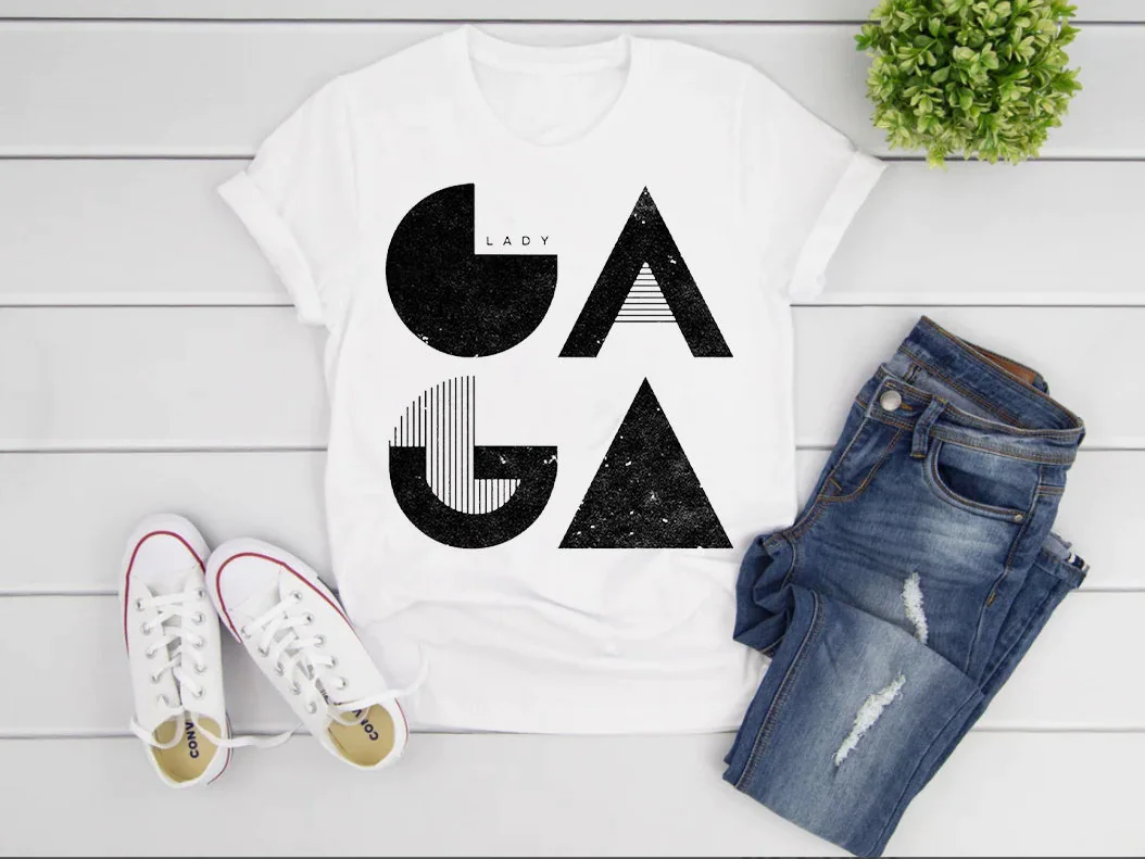 Lady Gaga Logo Men's Women's All Sizes New Art T-Shirt Lady Gaga Logo Men's Women's All Sizes New Art T-Shirt