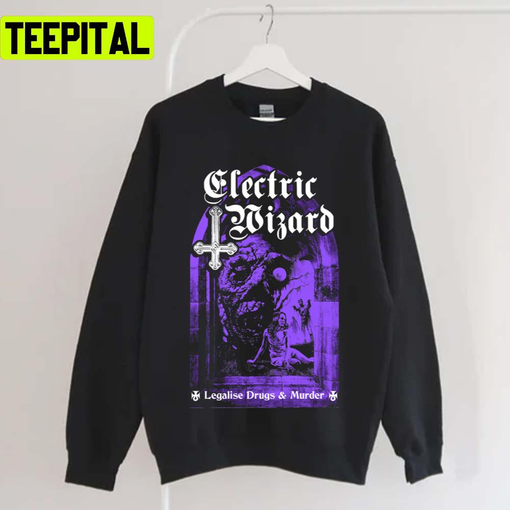 Legalise It Electric Wizard Unisex T-Shirt Legalise It Electric Wizard Unisex T-Shirt