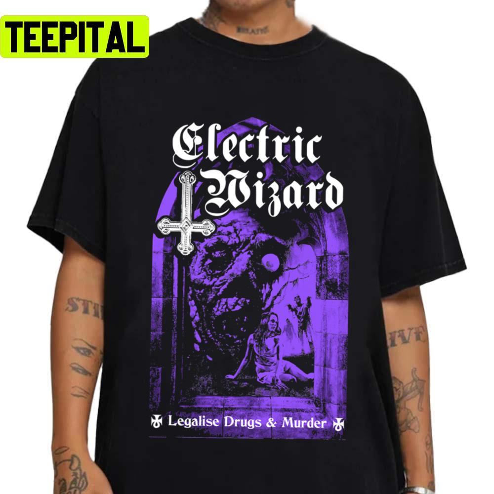 Legalise It Electric Wizard Unisex T-Shirt Legalise It Electric Wizard Unisex T-Shirt