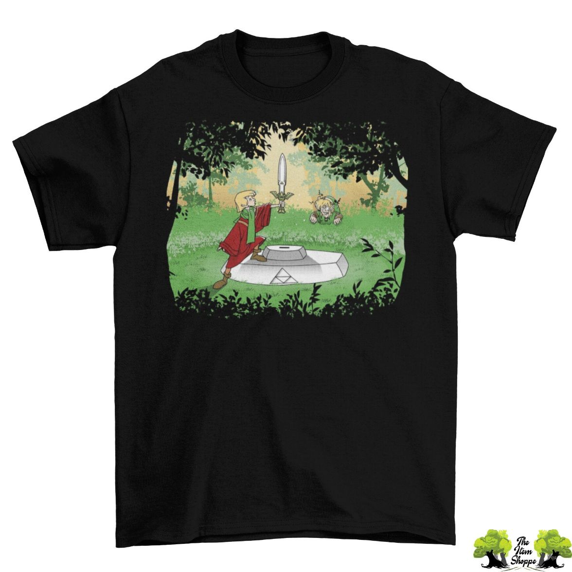 Legend of Zelda Sword in Stone T-Shirt Legend of Zelda Sword in Stone T-Shirt