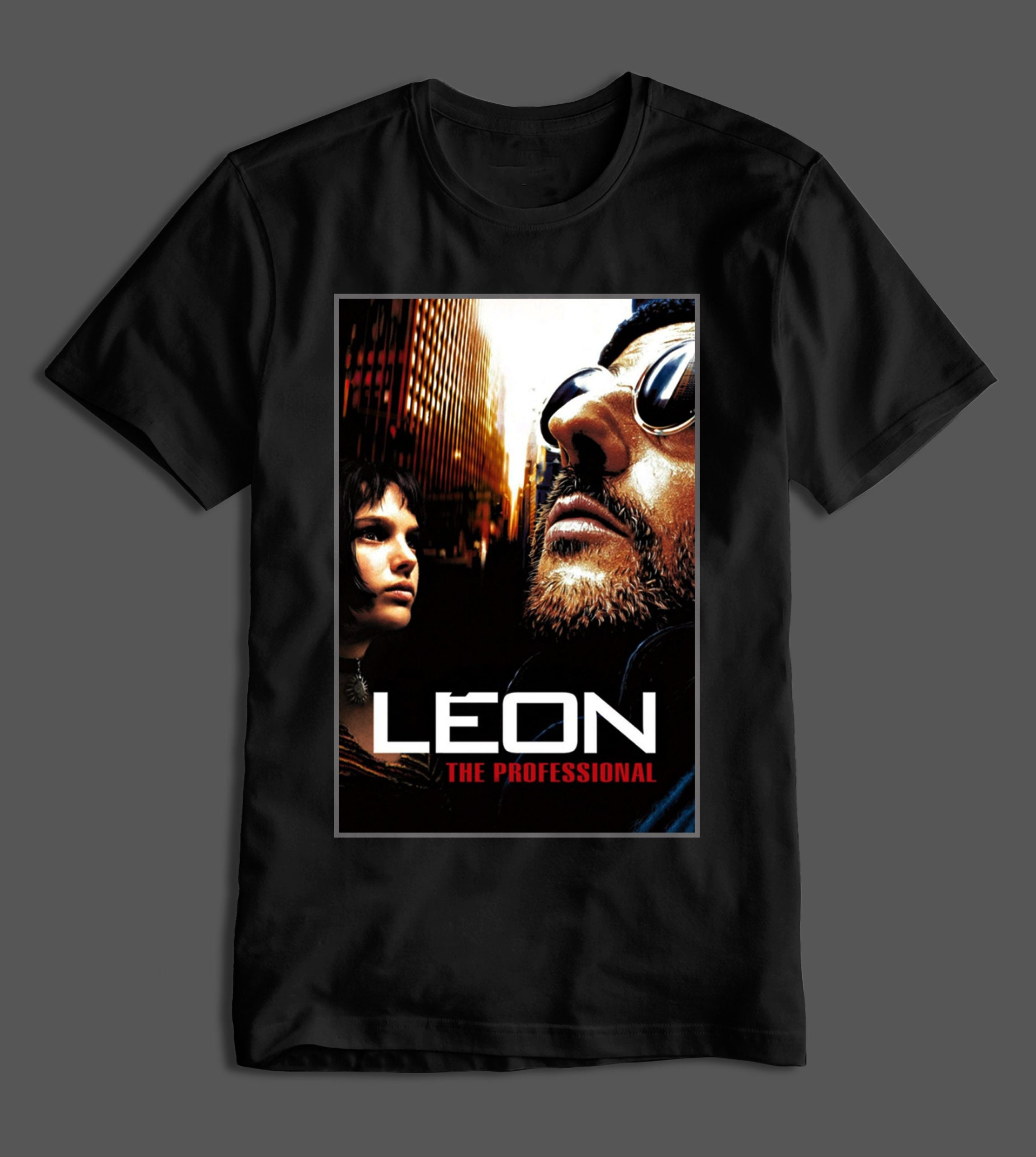Leon The Professional Black 90s Movie Unisex T-Shirt Leon The Professional Black 90s Movie Unisex T-Shirt