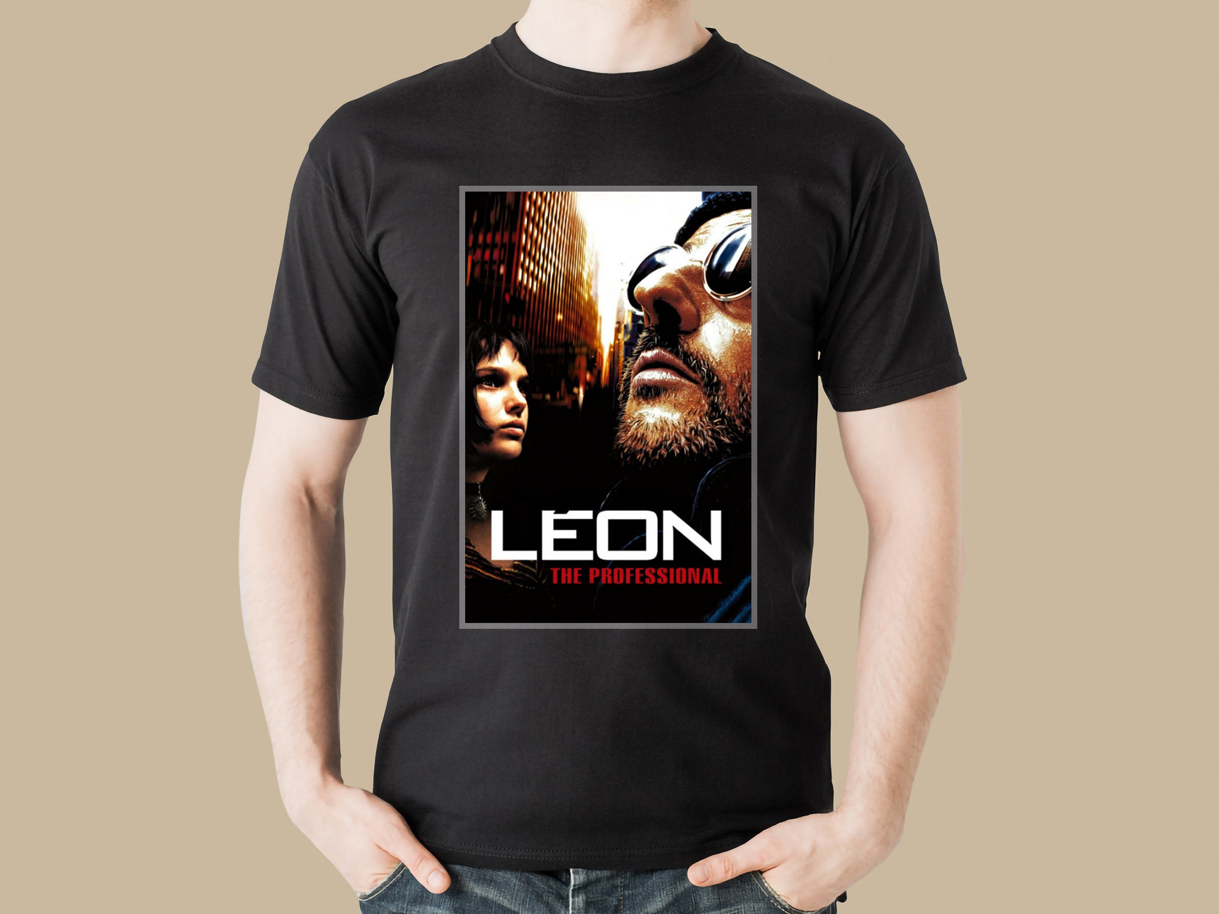 Leon The Professional Black 90s Movie Unisex T-Shirt Leon The Professional Black 90s Movie Unisex T-Shirt