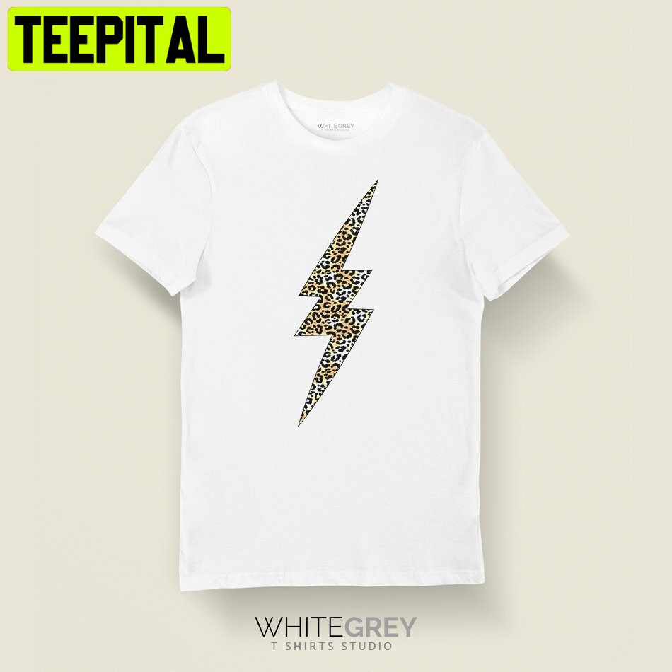 Leopard Lightning Stylish Street Style Trending Unisex T-Shirt Leopard Lightning Stylish Street Style Trending Unisex T-Shirt