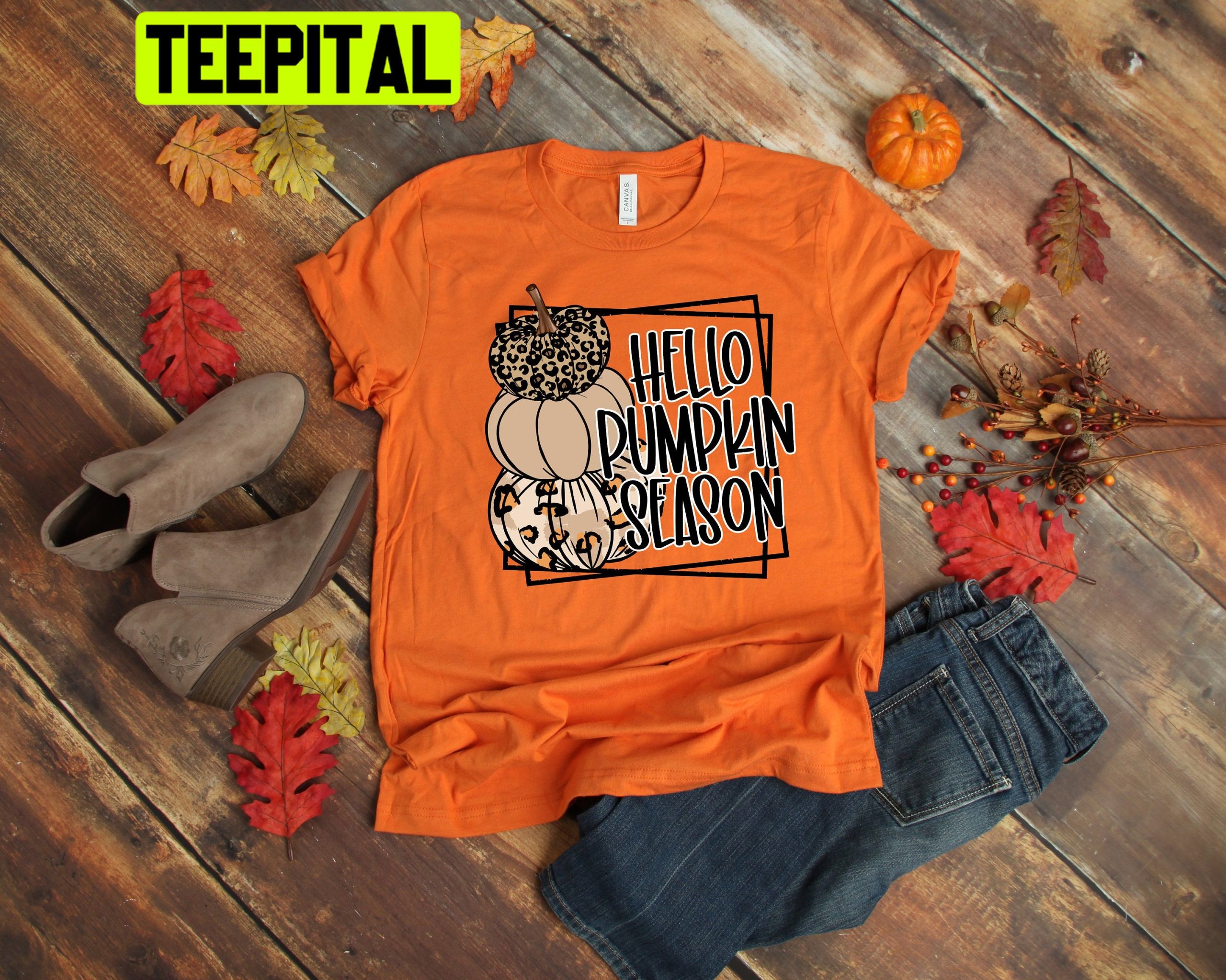 Leopard Pumpkin Halloween Trending Unisex Shirt Leopard Pumpkin Halloween Trending Unisex Shirt