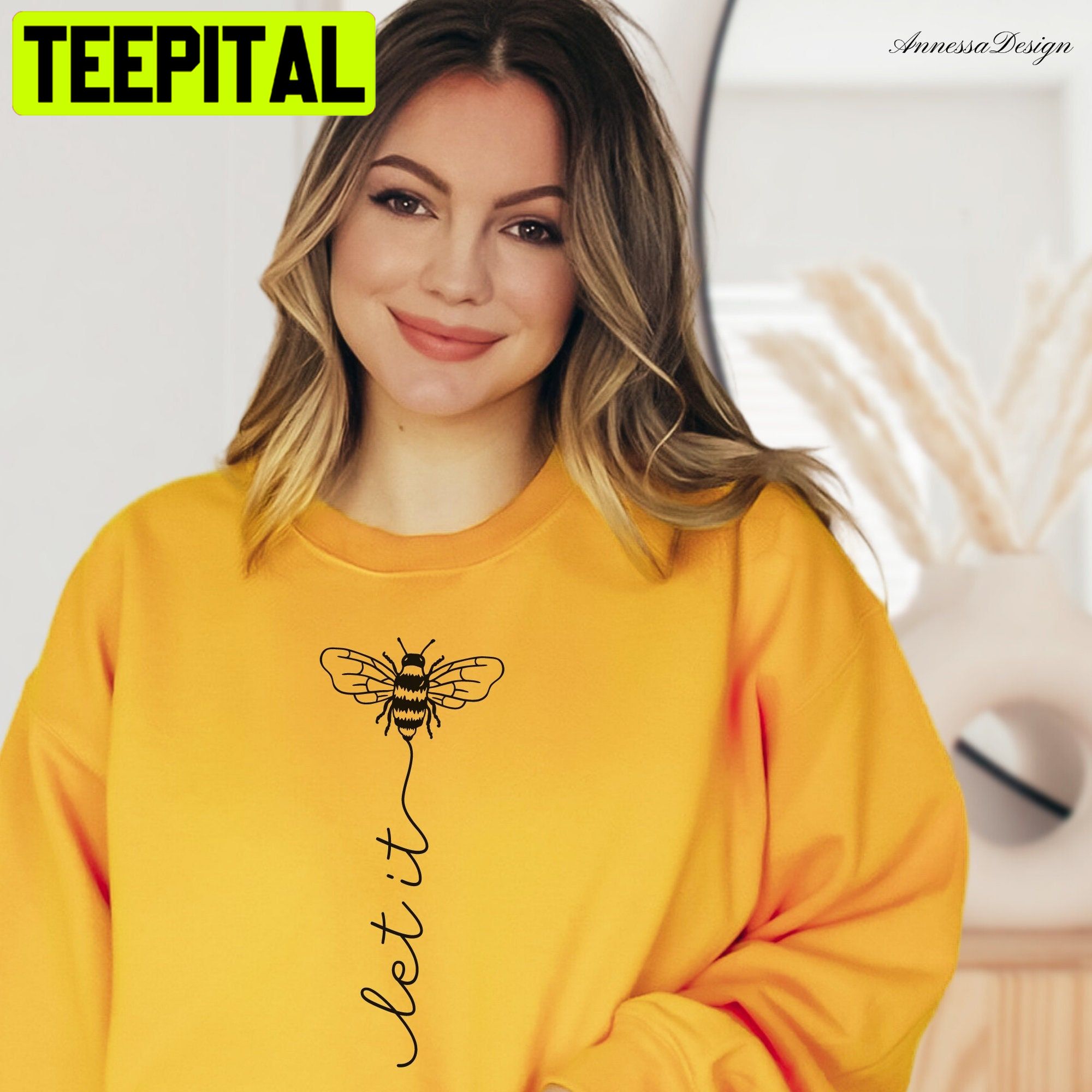 Let It Bee Let It Be Unisex Sweatshirt Let It Bee Let It Be Unisex Sweatshirt