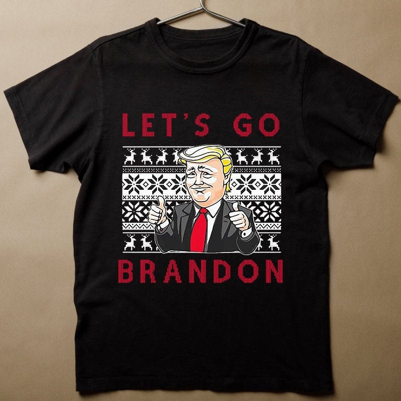 Let's Go Brandon Christmas Trump Anti Biden Unisex T-Shirt Let's Go Brandon Christmas Trump Anti Biden Unisex T-Shirt