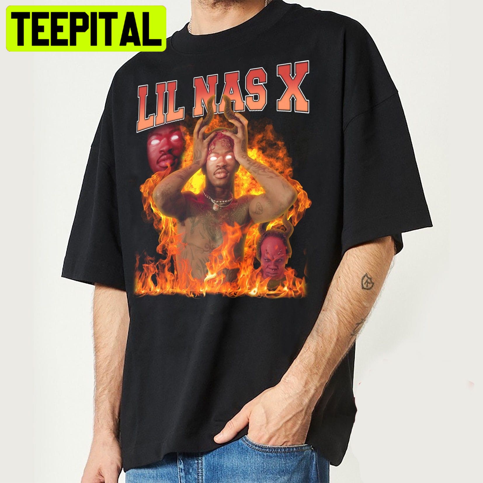 Lil Nas X Vintage Trending Unisex Shirt Lil Nas X Vintage Trending Unisex Shirt