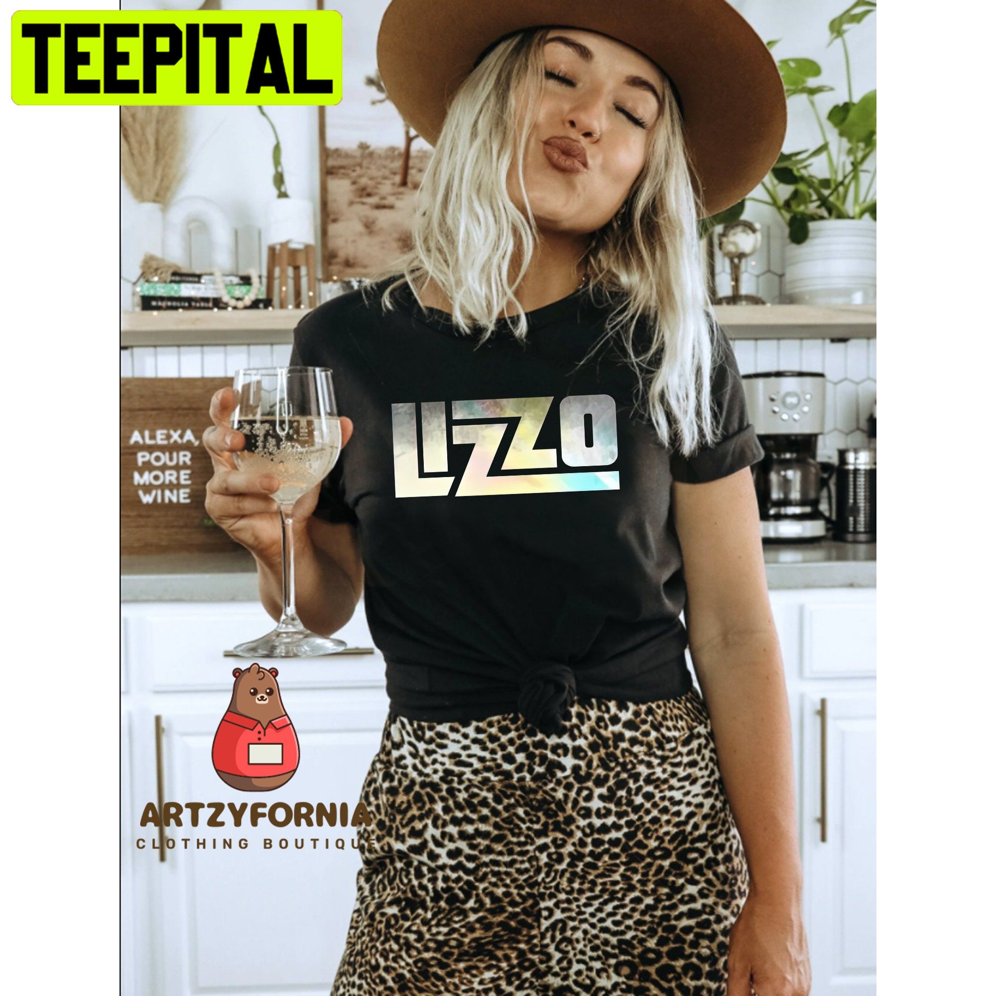 Lizzo Foil Logo= Trending Unisex T-Shirt Lizzo Foil Logo= Trending Unisex T-Shirt