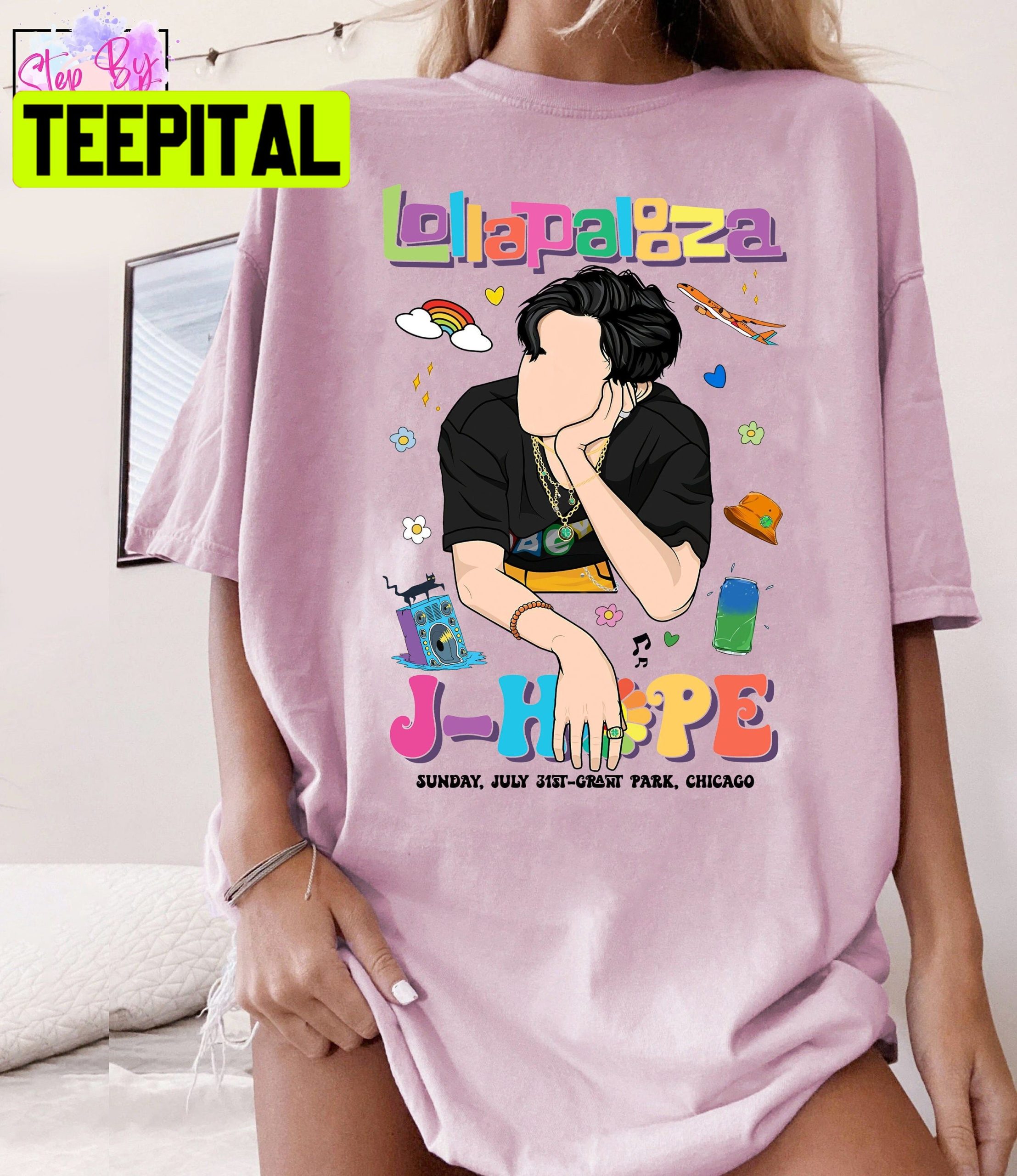 Lollapalooza Hobipalooza You Are My Hope Hobi 2022 Unisex T-Shirt Lollapalooza Hobipalooza You Are My Hope Hobi 2022 Unisex T-Shirt