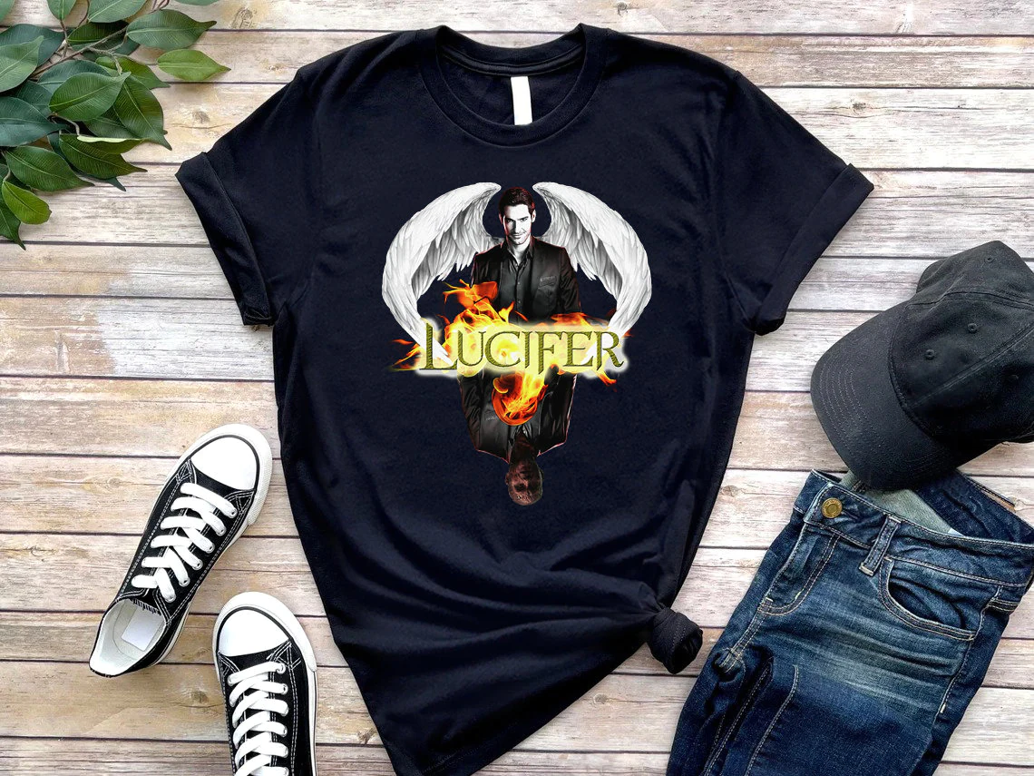 Lucifer Morningstar 10 Men Cotton Soft Unisex T-Shirt Lucifer Morningstar 10 Men Cotton Soft Unisex T-Shirt