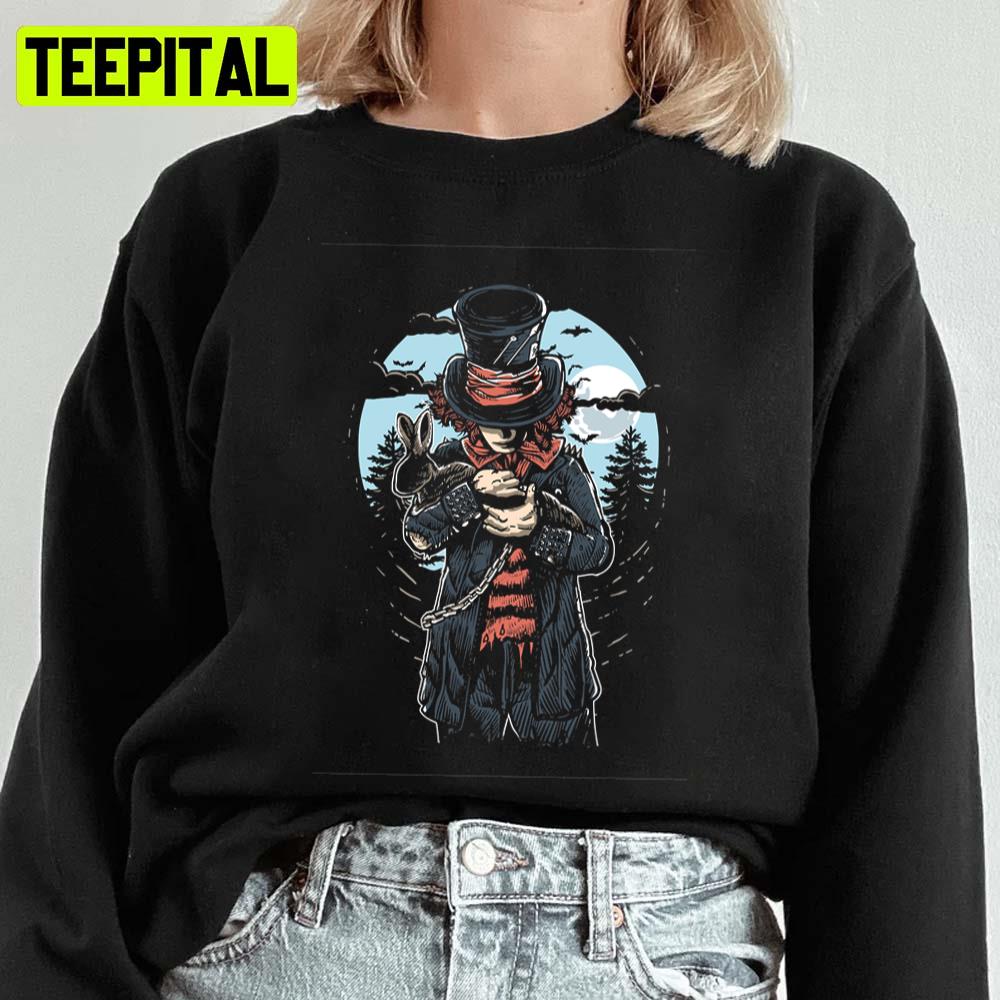 Mad Hatter Horror Halloween Spooky Night Unisex Sweatshirt Mad Hatter Horror Halloween Spooky Night Unisex Sweatshirt