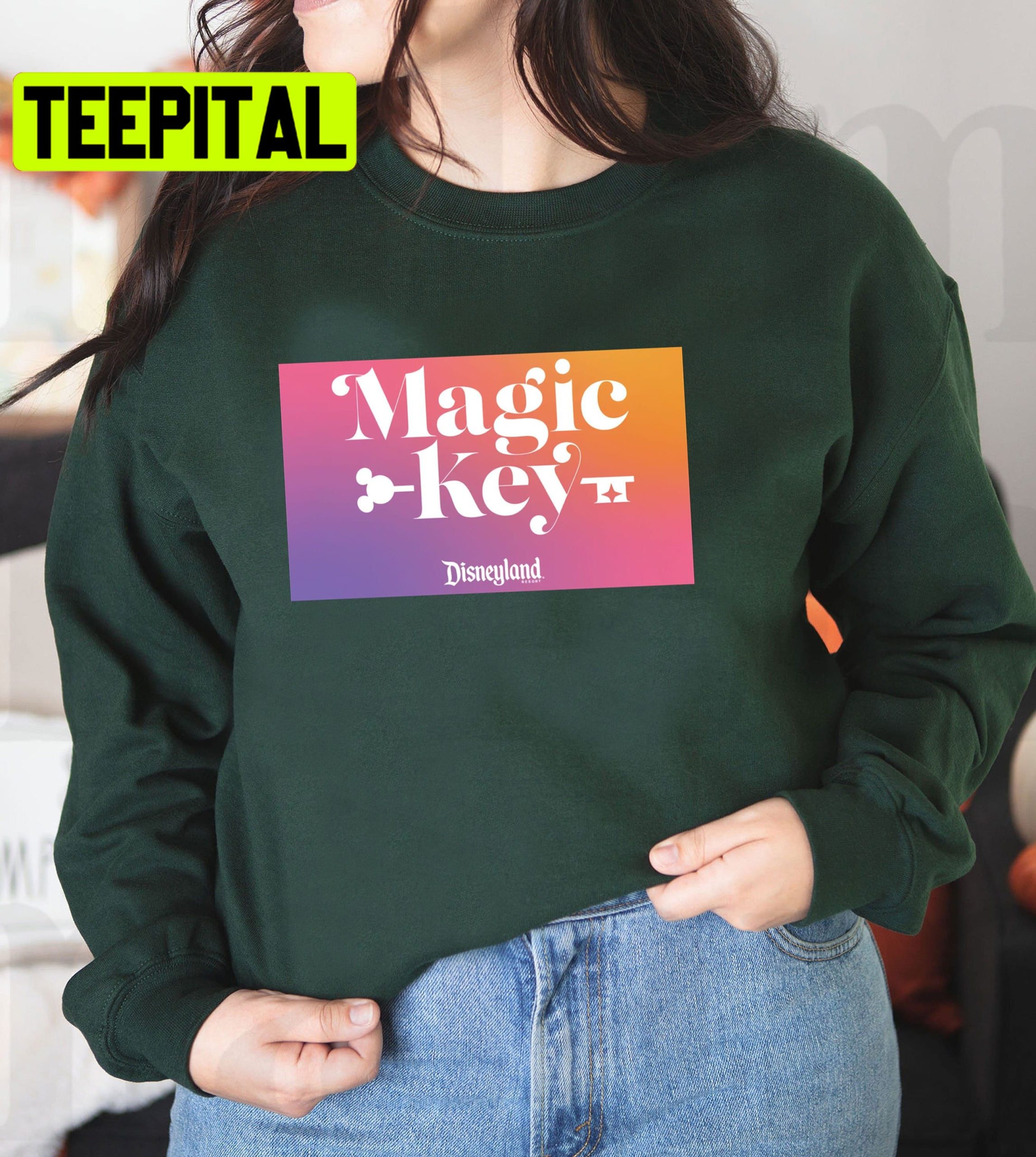 Magic Key Disneyland Trending Unisex Sweatshirt Magic Key Disneyland Trending Unisex Sweatshirt