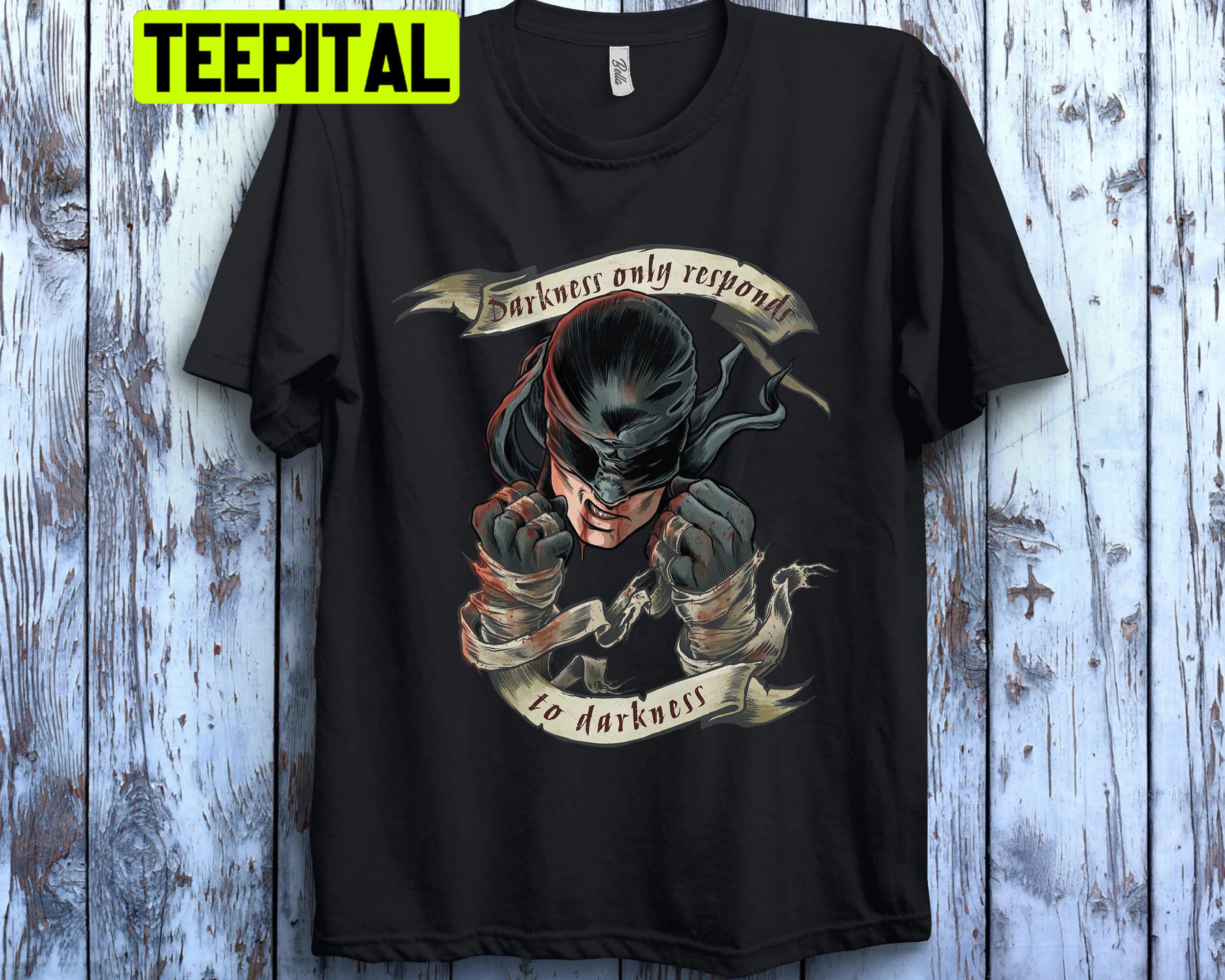 Marvel Daredevil Darkness Responds Graphic Trending Unisex T-Shirt Marvel Daredevil Darkness Responds Graphic Trending Unisex T-Shirt