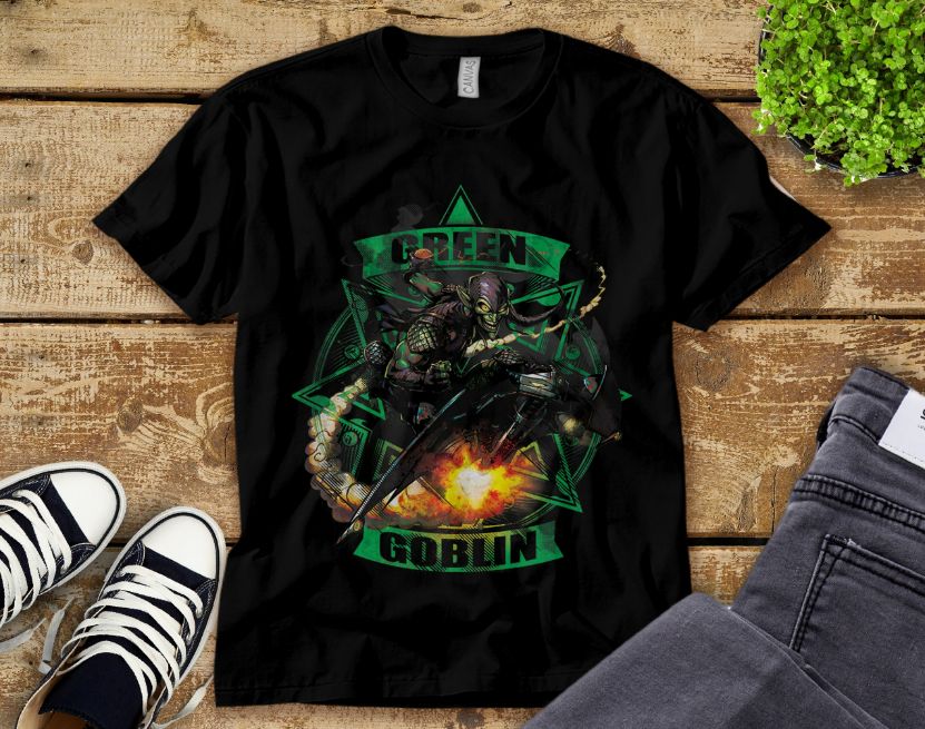 Marvel Green Goblin Glider Pumpkin Bomb T-Shirt Marvel Green Goblin Glider Pumpkin Bomb T-Shirt