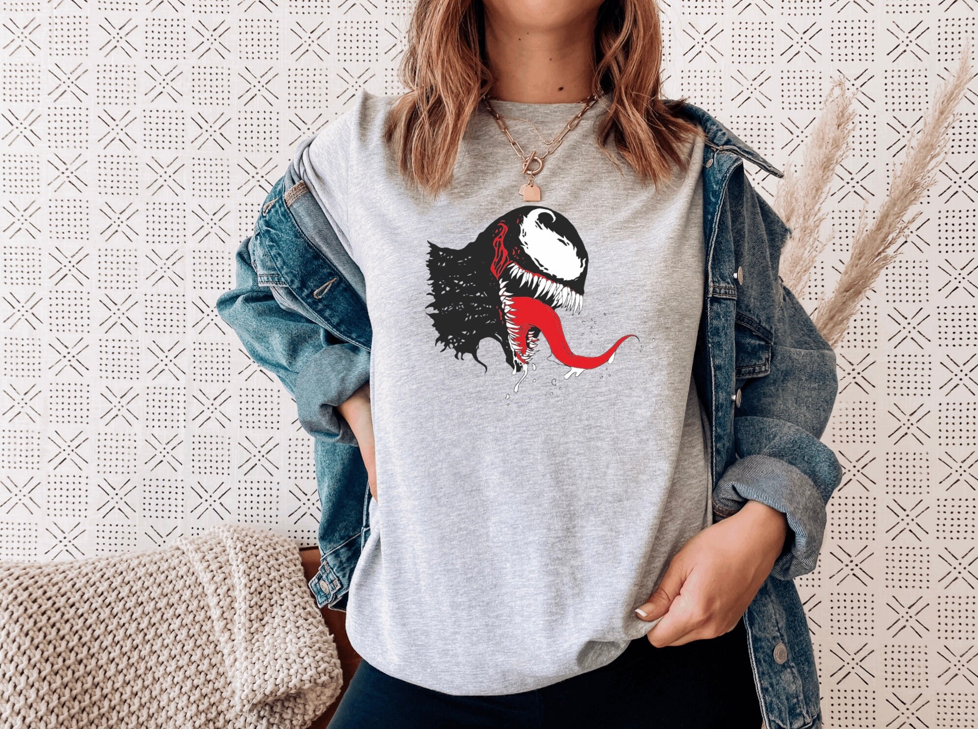 Marvel Inspired Venom Wanda Vision Stark Loki Tva Captain America Unisex Sweatshirt Marvel Inspired Venom Wanda Vision Stark Loki Tva Captain America Unisex Sweatshirt