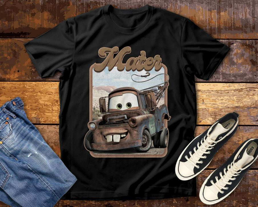 Mater Tow Cars Vintage Disney Homage T-Shirt Mater Tow Cars Vintage Disney Homage T-Shirt