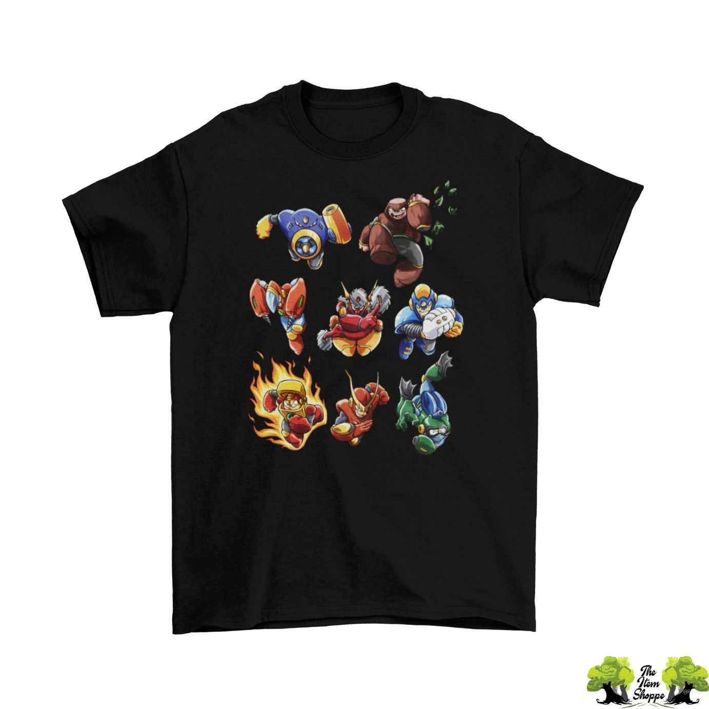 Mega Man Boss T-Shirt Mega Man Boss T-Shirt
