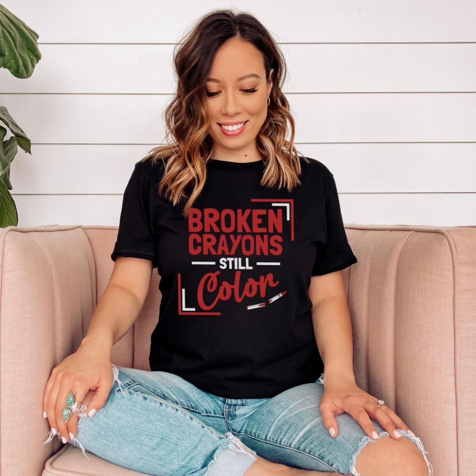 Mental Health Broken Crayons Still Color Neurodiversity Shirt Mental Health Broken Crayons Still Color Neurodiversity Shirt