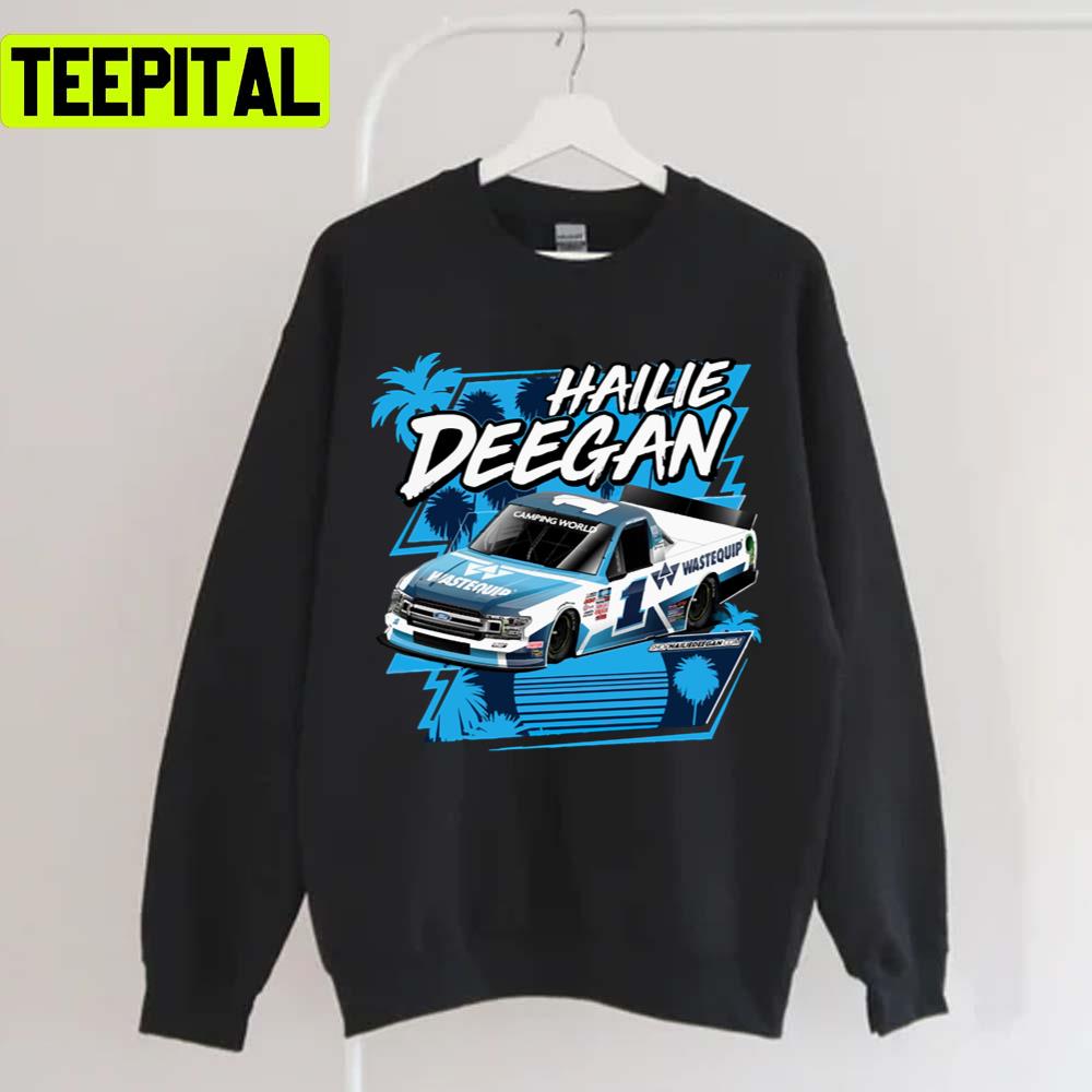 Merch Wastequip Retro Nascar Car Racing Hailie Deegan Unisex T-Shirt Merch Wastequip Retro Nascar Car Racing Hailie Deegan Unisex T-Shirt