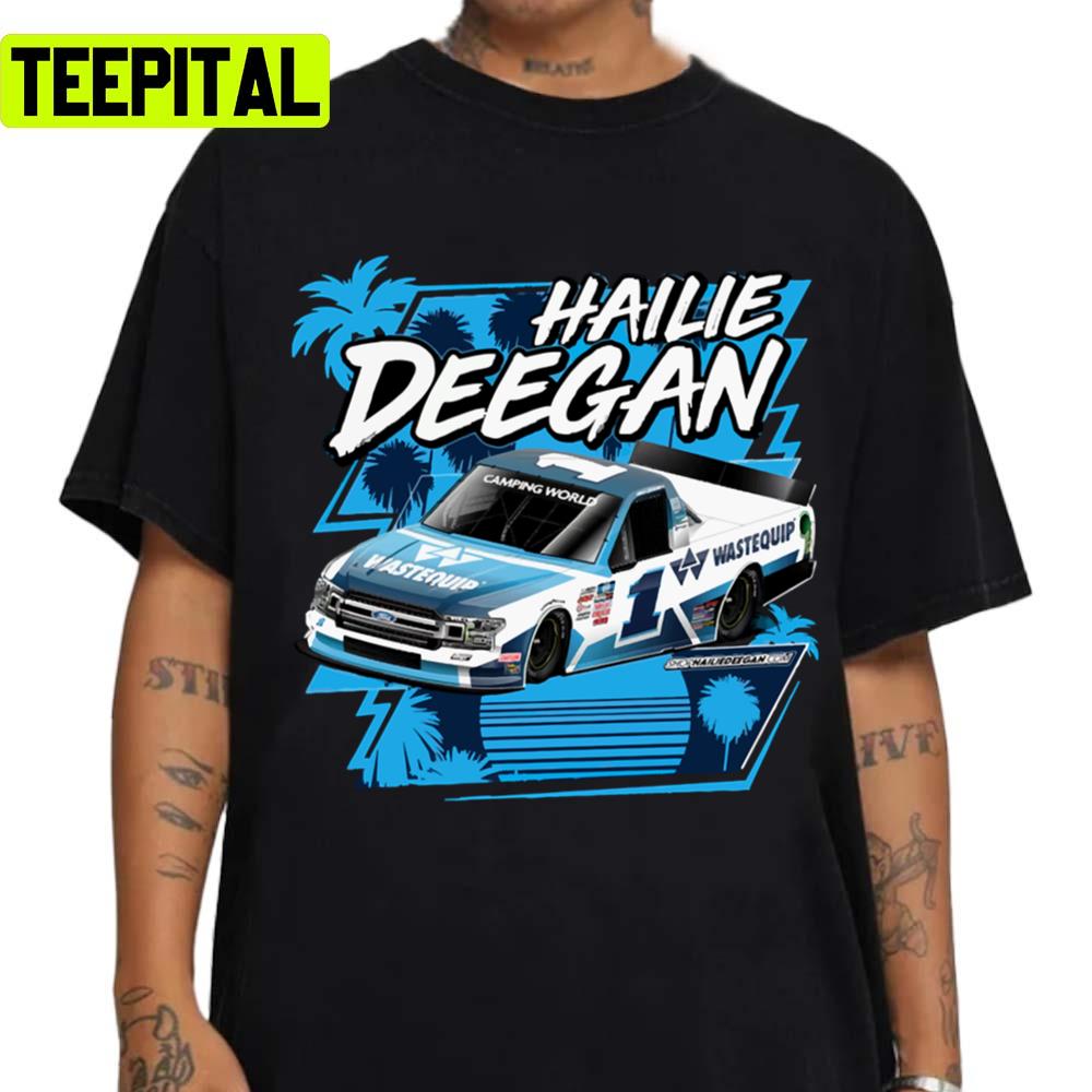 Merch Wastequip Retro Nascar Car Racing Hailie Deegan Unisex T-Shirt Merch Wastequip Retro Nascar Car Racing Hailie Deegan Unisex T-Shirt