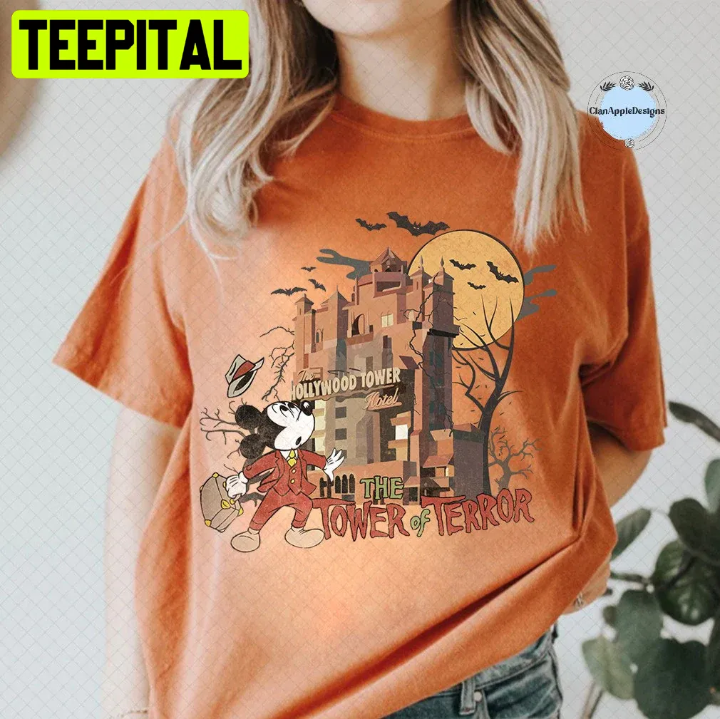 Mickey The Tower Of Terror Vintage Halloween Trending Unisex T-Shirt Mickey The Tower Of Terror Vintage Halloween Trending Unisex T-Shirt