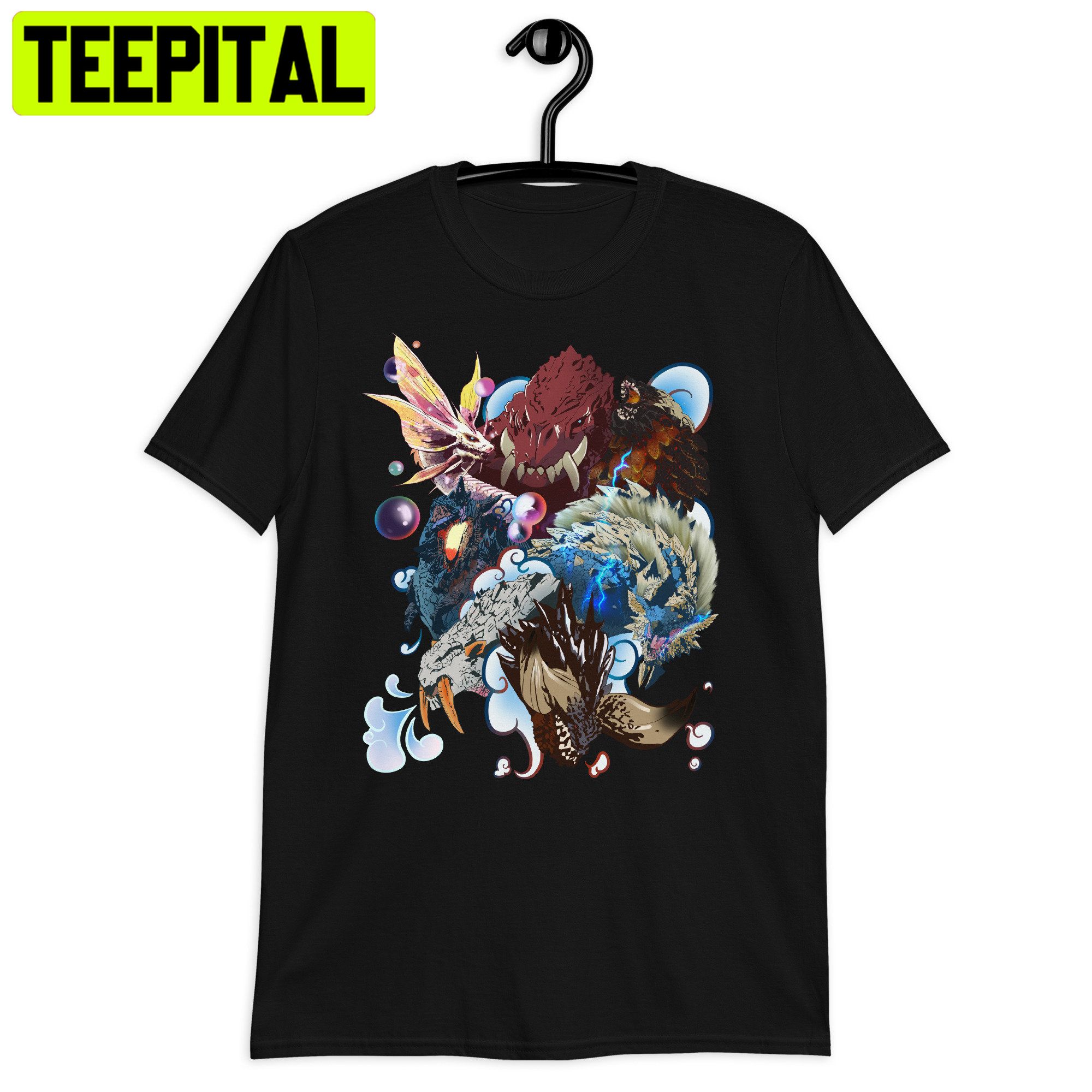 Monster Hunter Multi-Monster Trending Unisex T-Shirt Monster Hunter Multi-Monster Trending Unisex T-Shirt