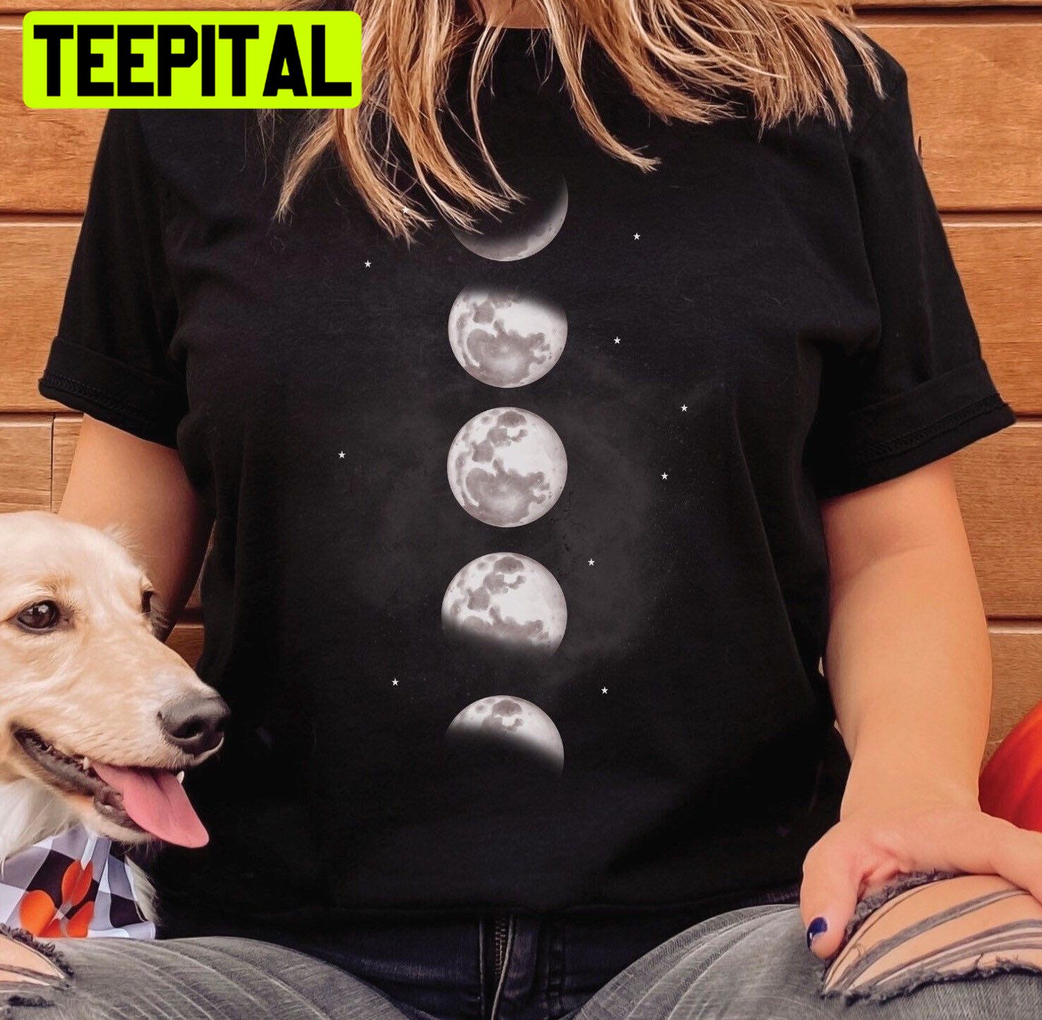 Moon Phase Halloween Moon Unisex T-Shirt Moon Phase Halloween Moon Unisex T-Shirt