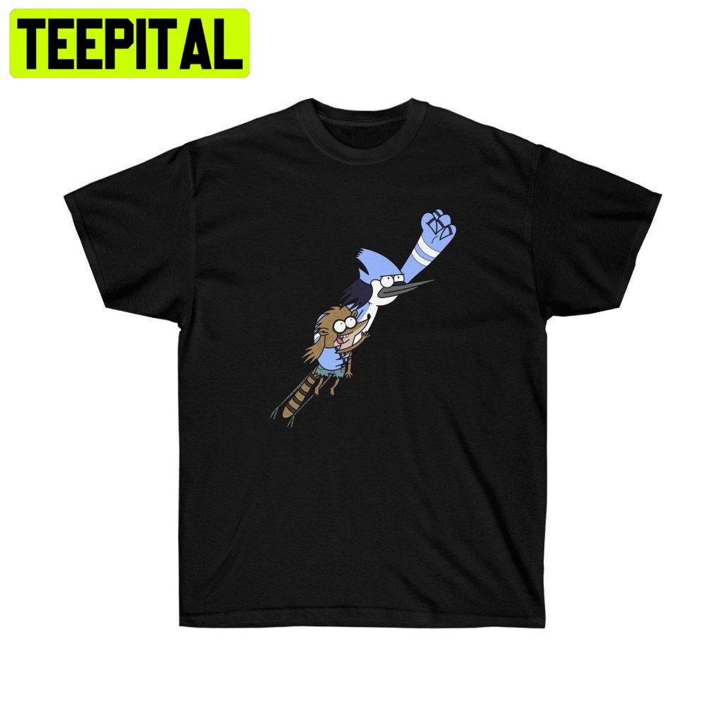 Mordecai And Rigby Regular Show Cartoon Trending Unisex Shirt Mordecai And Rigby Regular Show Cartoon Trending Unisex Shirt