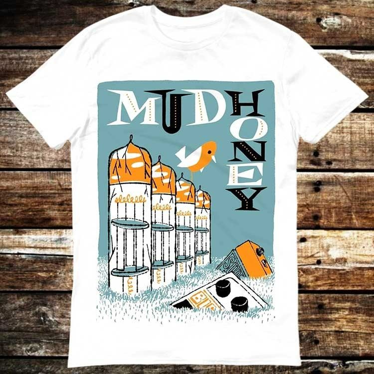 Mudhoney Concert Live Vinyl Promo Poster T-Shirt Mudhoney Concert Live Vinyl Promo Poster T-Shirt
