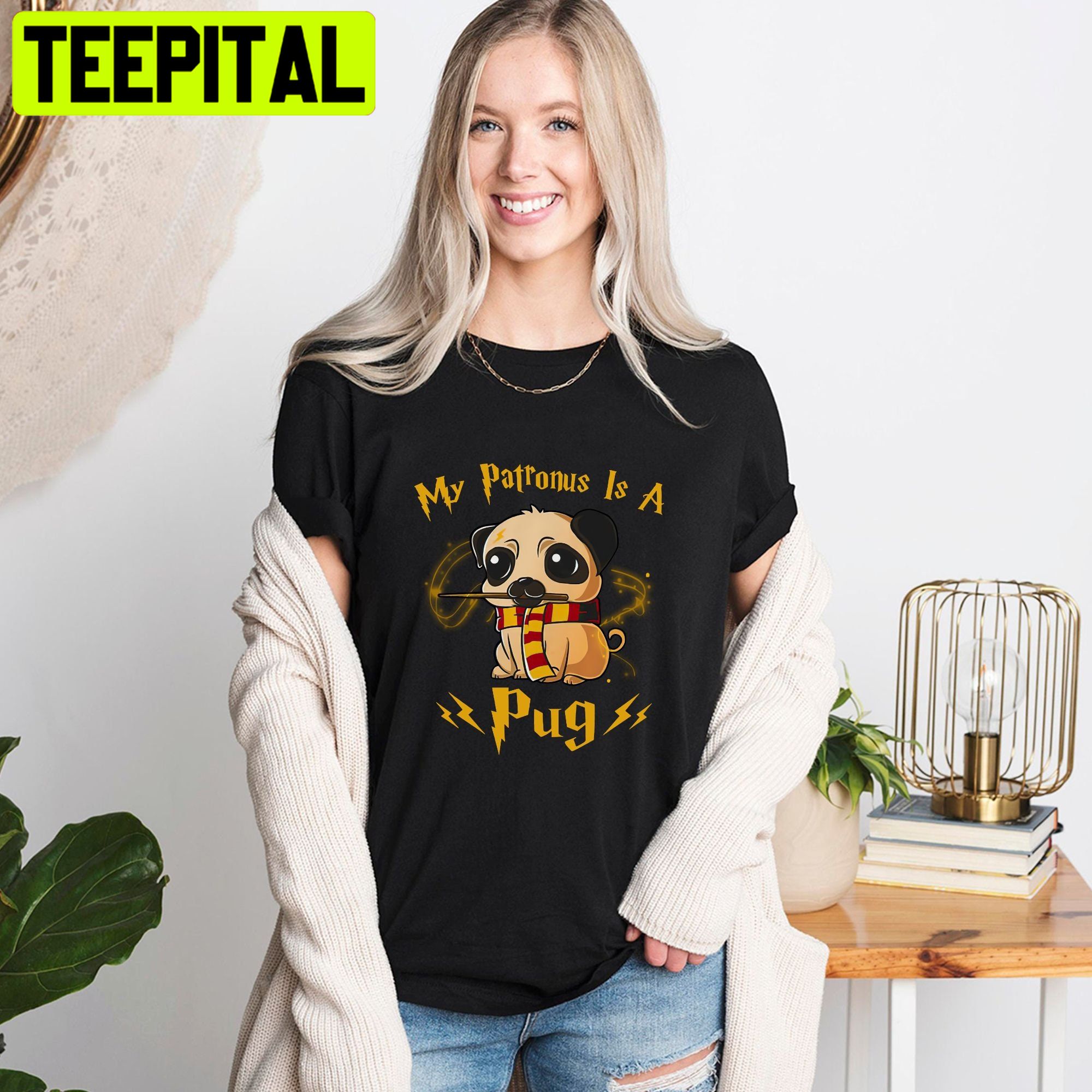 My Patronus Is A Pug Trending Unisex Shirt My Patronus Is A Pug Trending Unisex Shirt