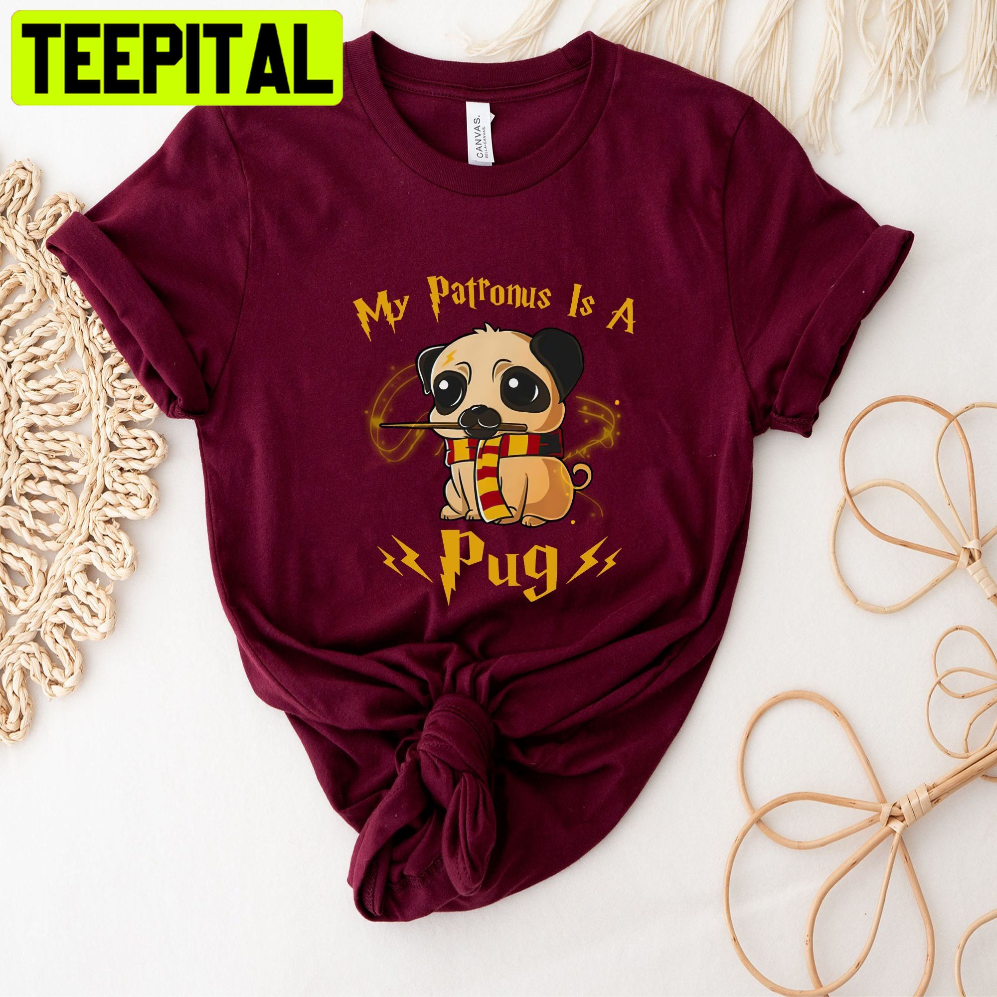 My Patronus Is A Pug Trending Unisex Shirt My Patronus Is A Pug Trending Unisex Shirt