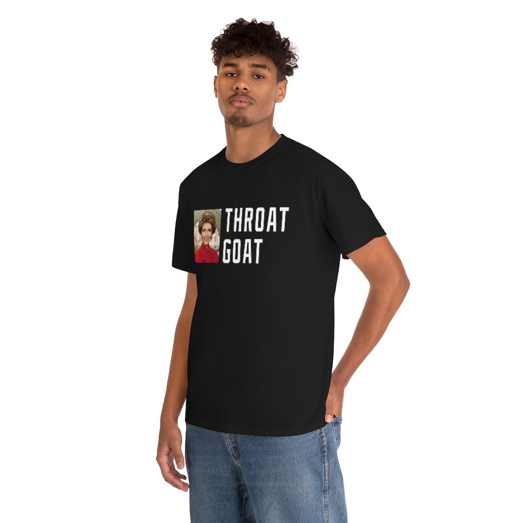 Nancy Reagan Throad Goat Funny Meme Unisex T-Shirt Nancy Reagan Throad Goat Funny Meme Unisex T-Shirt