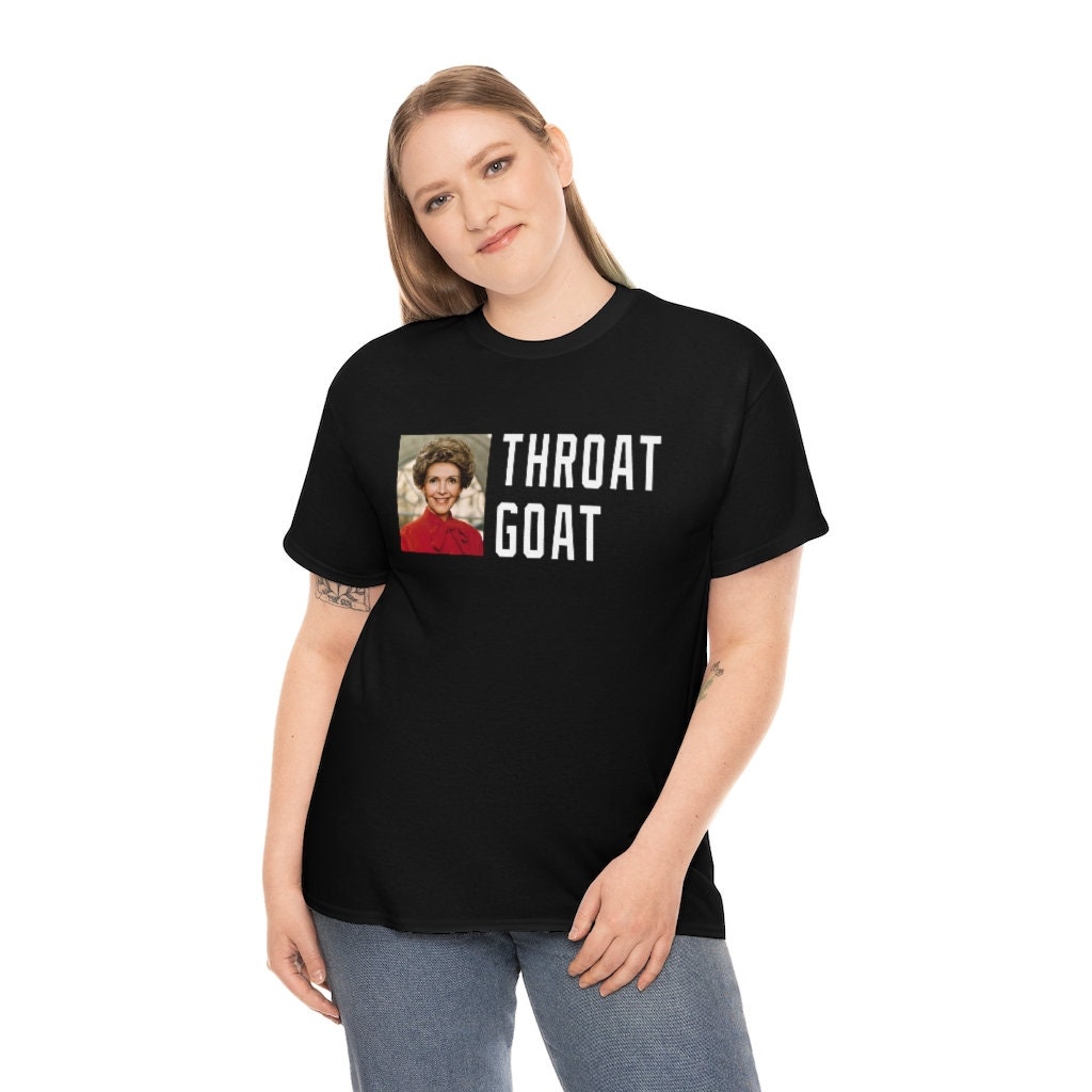 Nancy Reagan Throad Goat Funny Meme Unisex T-Shirt Nancy Reagan Throad Goat Funny Meme Unisex T-Shirt