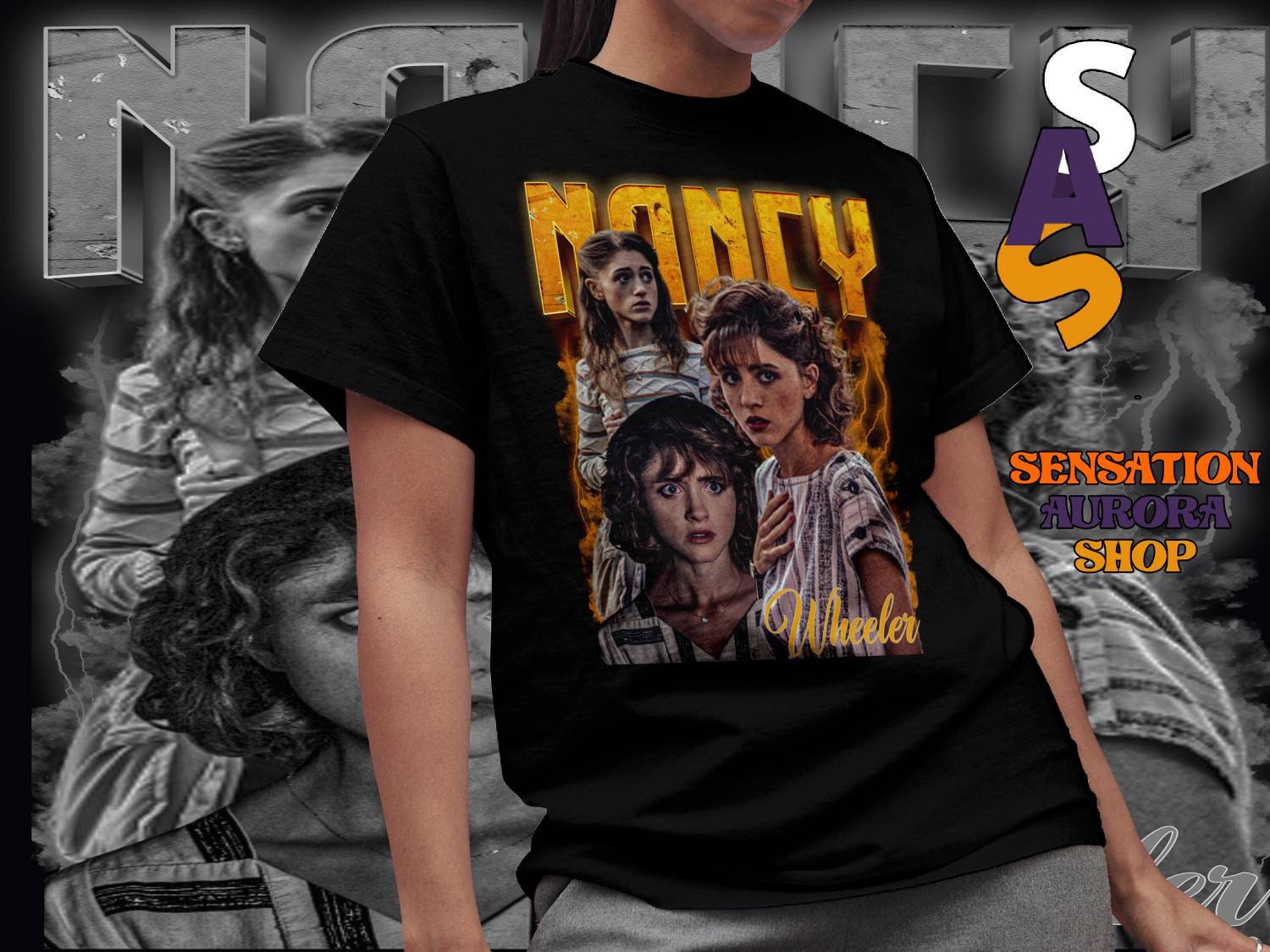 Nancy Wheeler Movie Drama Retro 90s Unisex T-Shirt Nancy Wheeler Movie Drama Retro 90s Unisex T-Shirt