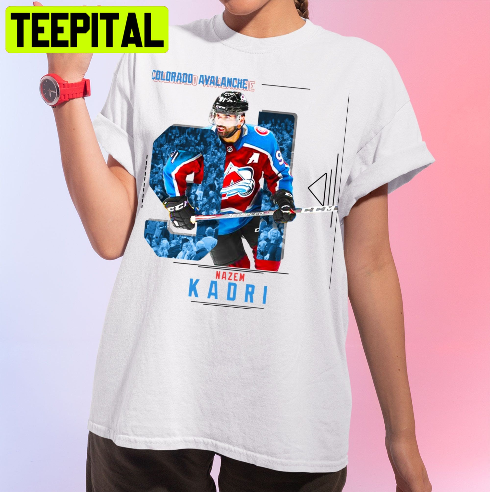 Nazem Kadri Ice Hockey Trending Unisex T-Shirt Nazem Kadri Ice Hockey Trending Unisex T-Shirt