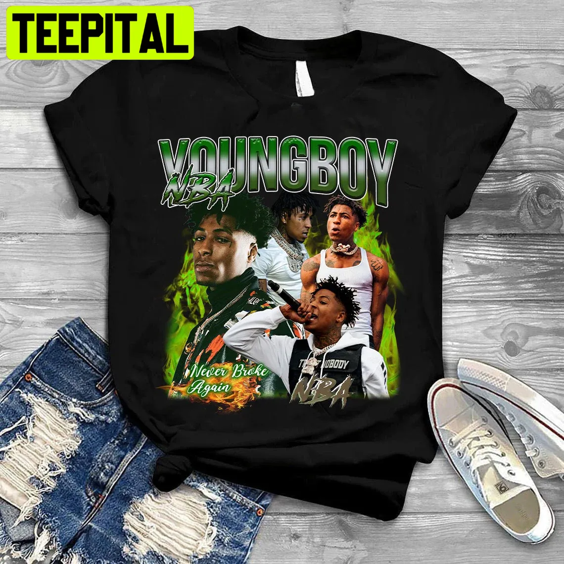 Nba Hip Hop Vintage Youngboy Never Broke Again Unisex Shirt Nba Hip Hop Vintage Youngboy Never Broke Again Unisex Shirt