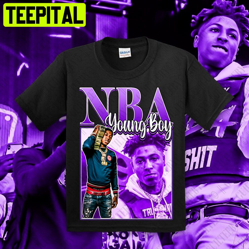 Nba Youngboy Never Broke Again Purple Art Unisex Shirt Nba Youngboy Never Broke Again Purple Art Unisex Shirt