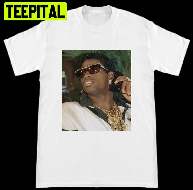Neon Deion Sanders Draft Day Gold Chains Trending Unisex T-Shirt Neon Deion Sanders Draft Day Gold Chains Trending Unisex T-Shirt