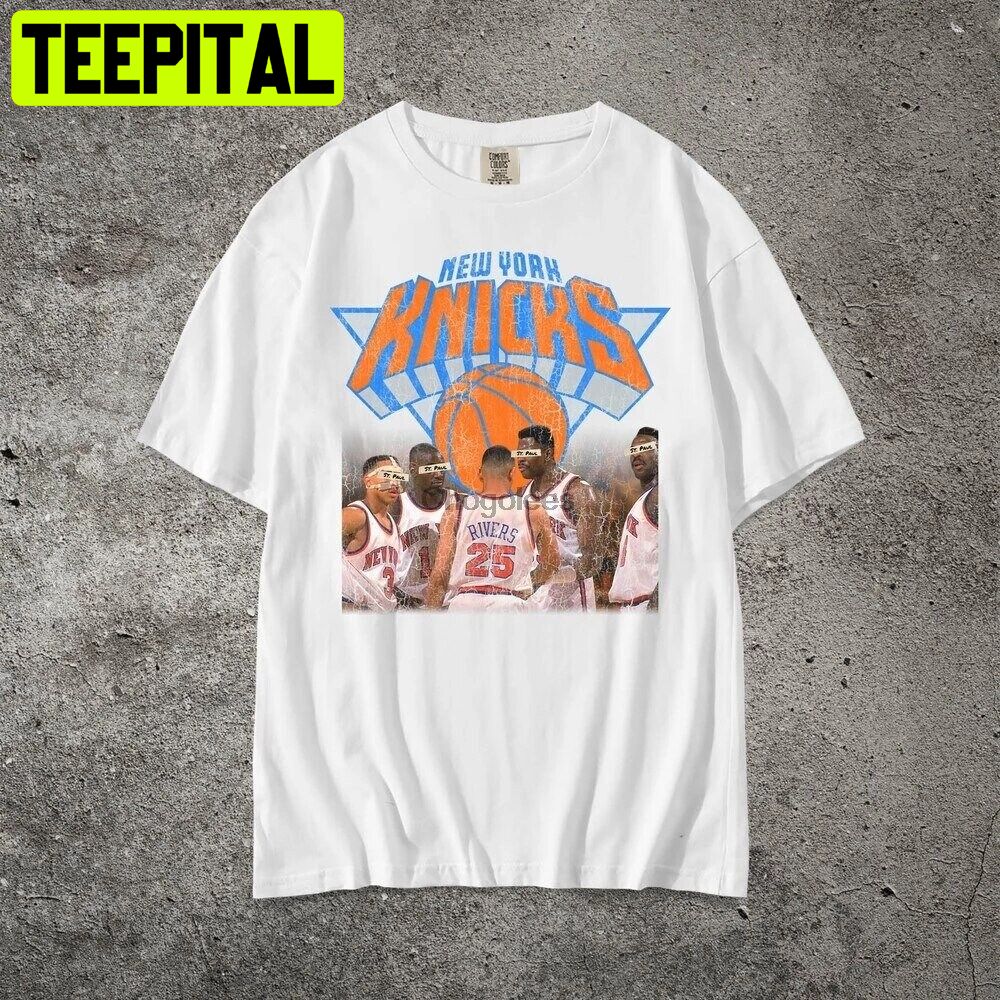 New York Knicks Basketball Vintage Trending Unisex T-Shirt New York Knicks Basketball Vintage Trending Unisex T-Shirt