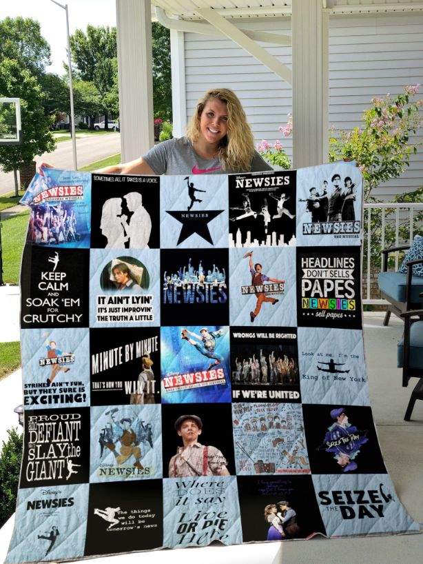 Newsies (Musical) Combined Quilt Blanket Newsies (Musical) Combined Quilt Blanket