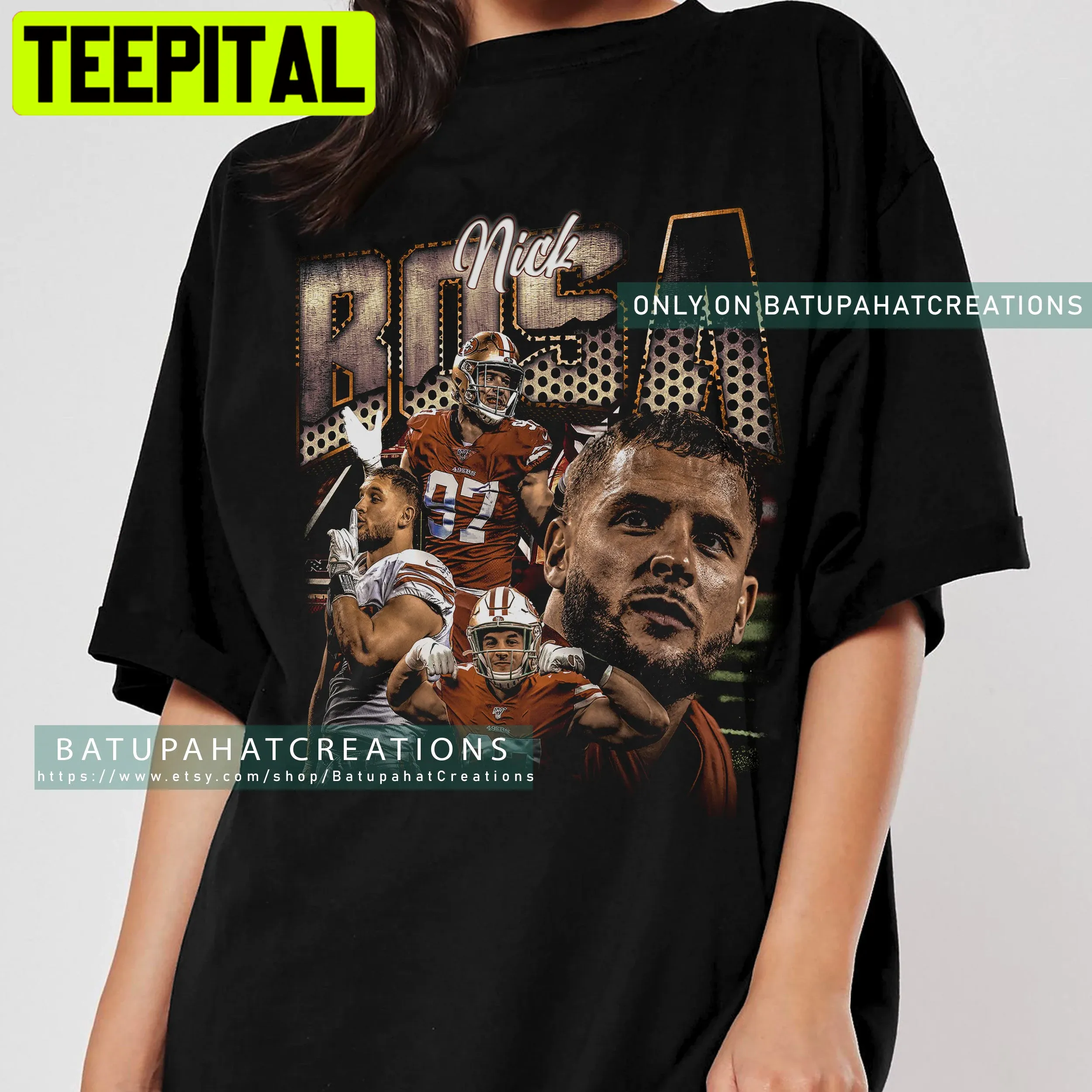 Nick Bosa American Football Mvp Player The Greatest Of All Time Champion Superbowl Trending Unisex T-Shirt Nick Bosa American Football Mvp Player The Greatest Of All Time Champion Superbowl Trending Unisex T-Shirt