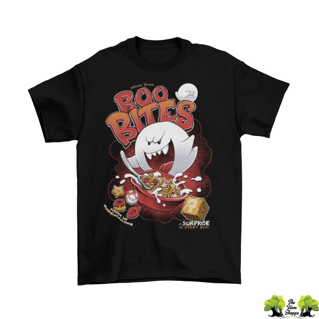 Nintendo Boo Bites Cereal T-Shirt Nintendo Boo Bites Cereal T-Shirt