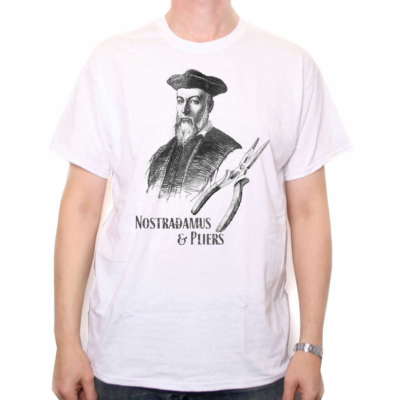 Nostradamus And Pliers T-Shirt Nostradamus And Pliers T-Shirt