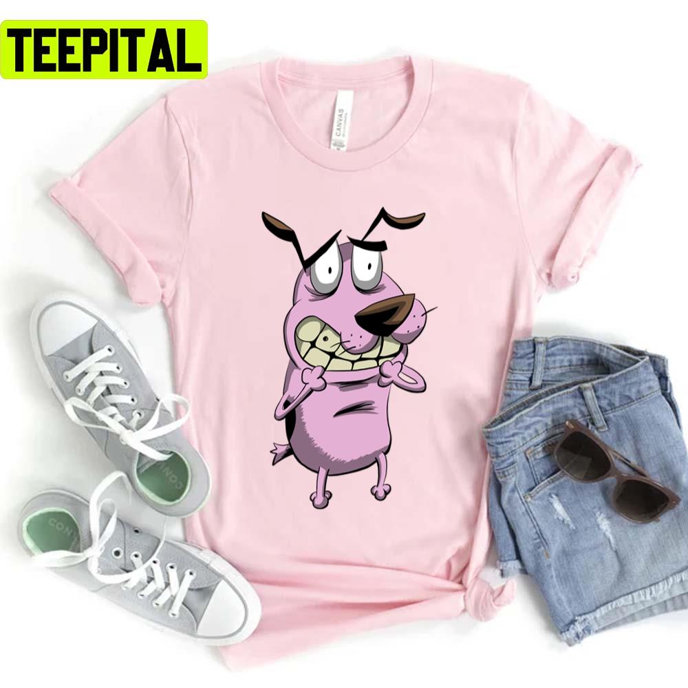 Oh Sorry Courage The Cowardly Dog Unisex T-Shirt Oh Sorry Courage The Cowardly Dog Unisex T-Shirt