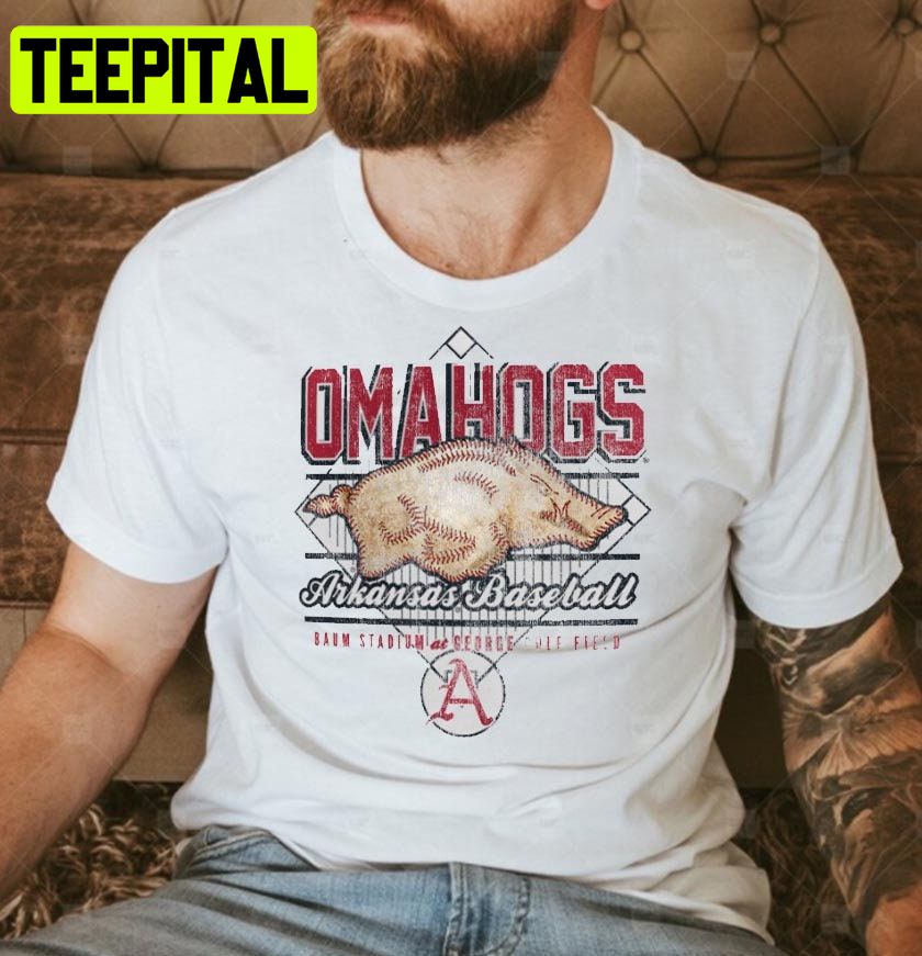 Omahogs Arkansas Razorbacks Baseball Cws Ncaa Vintage Unisex T-Shirt Omahogs Arkansas Razorbacks Baseball Cws Ncaa Vintage Unisex T-Shirt