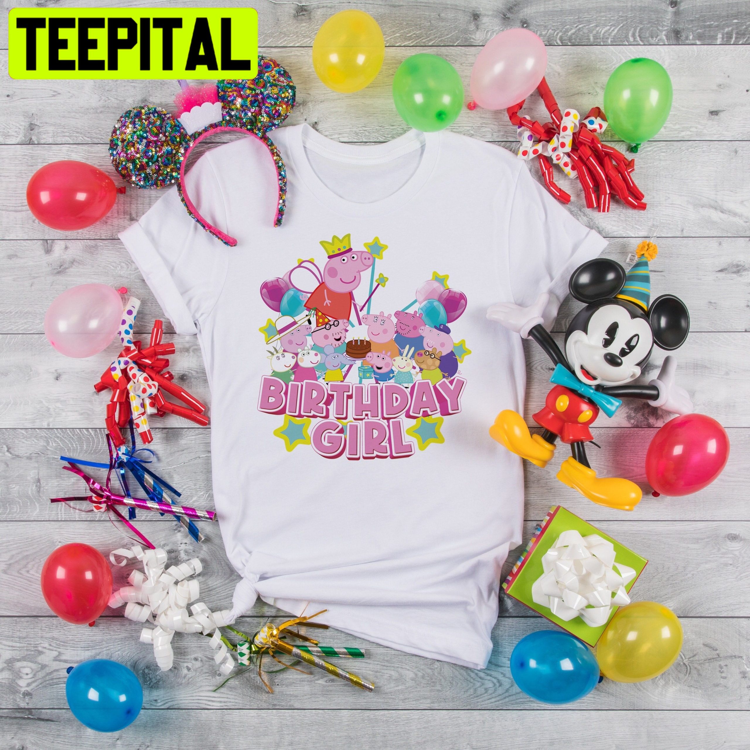 Peppa-Pig Birthday Girl Trending Unisex Shirt Peppa-Pig Birthday Girl Trending Unisex Shirt